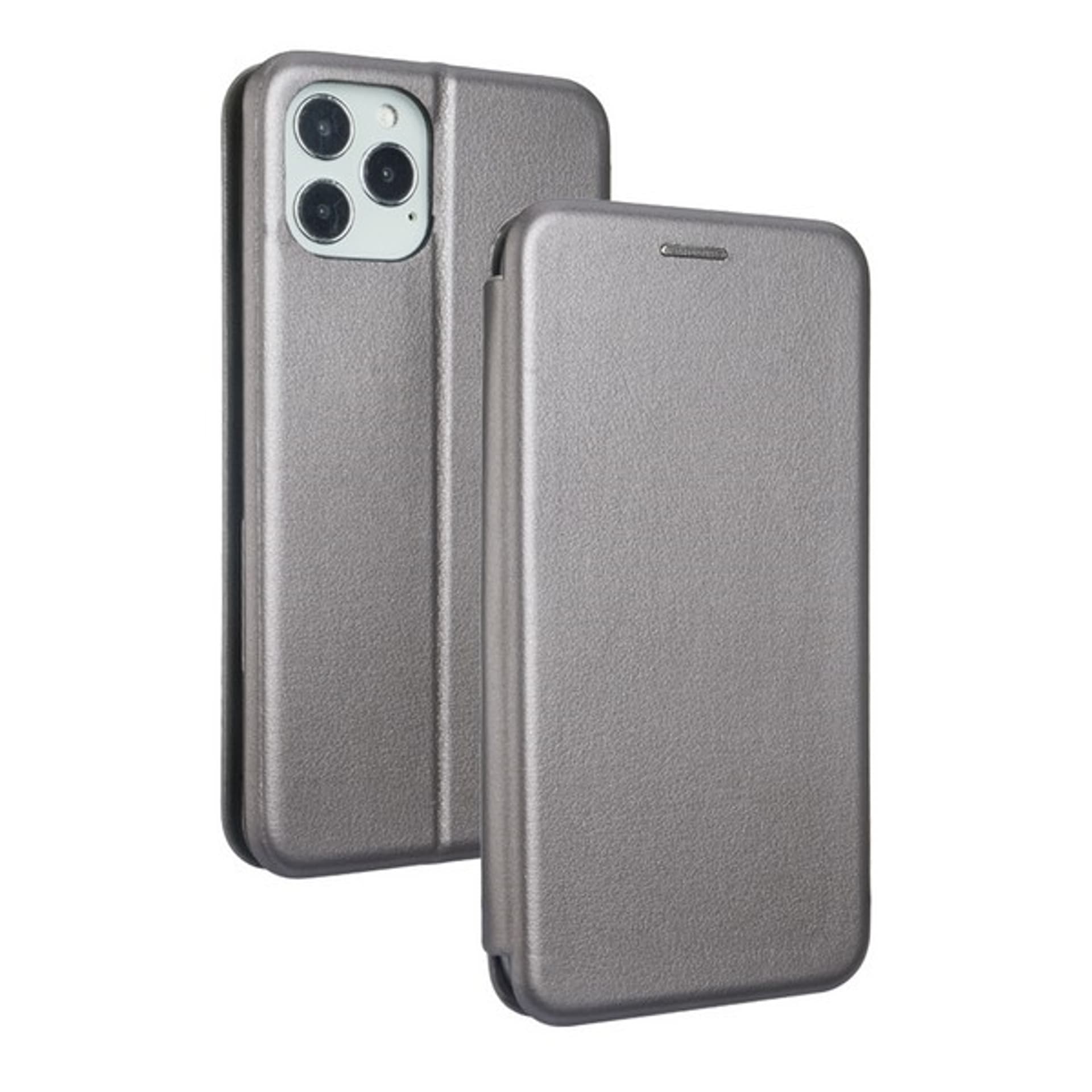 

Beline Etui Book Magnetic iPhone 12/12 Pro 6,1" stalowy/steel