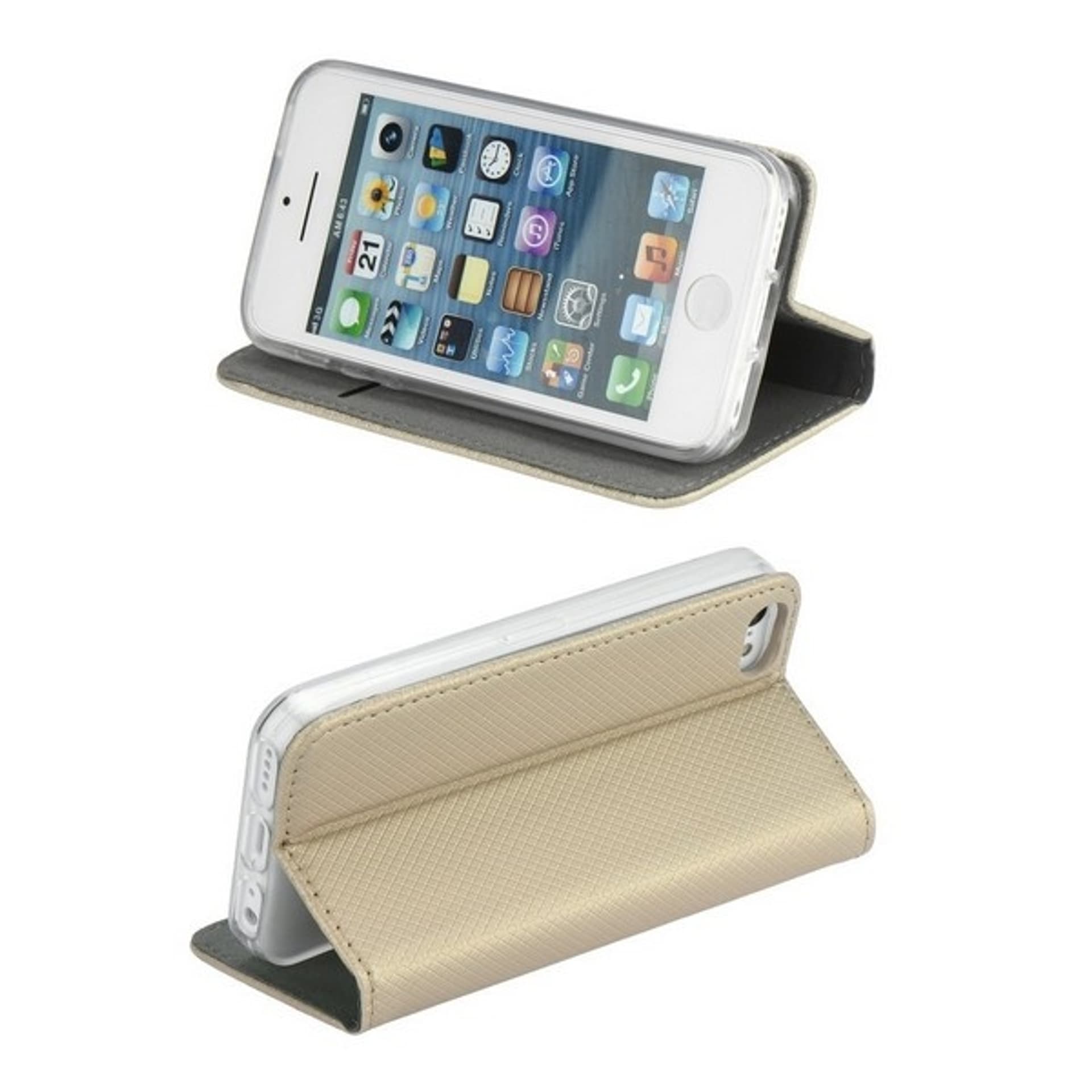 

Etui Smart Magnet book Samsung S21+ złoty/gold
