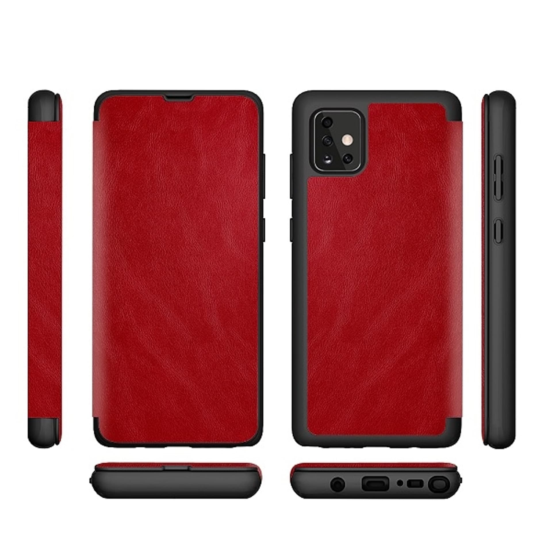 

Beline Etui Leather Book iPhone 12/12 Pro 6,1" czerwony/red