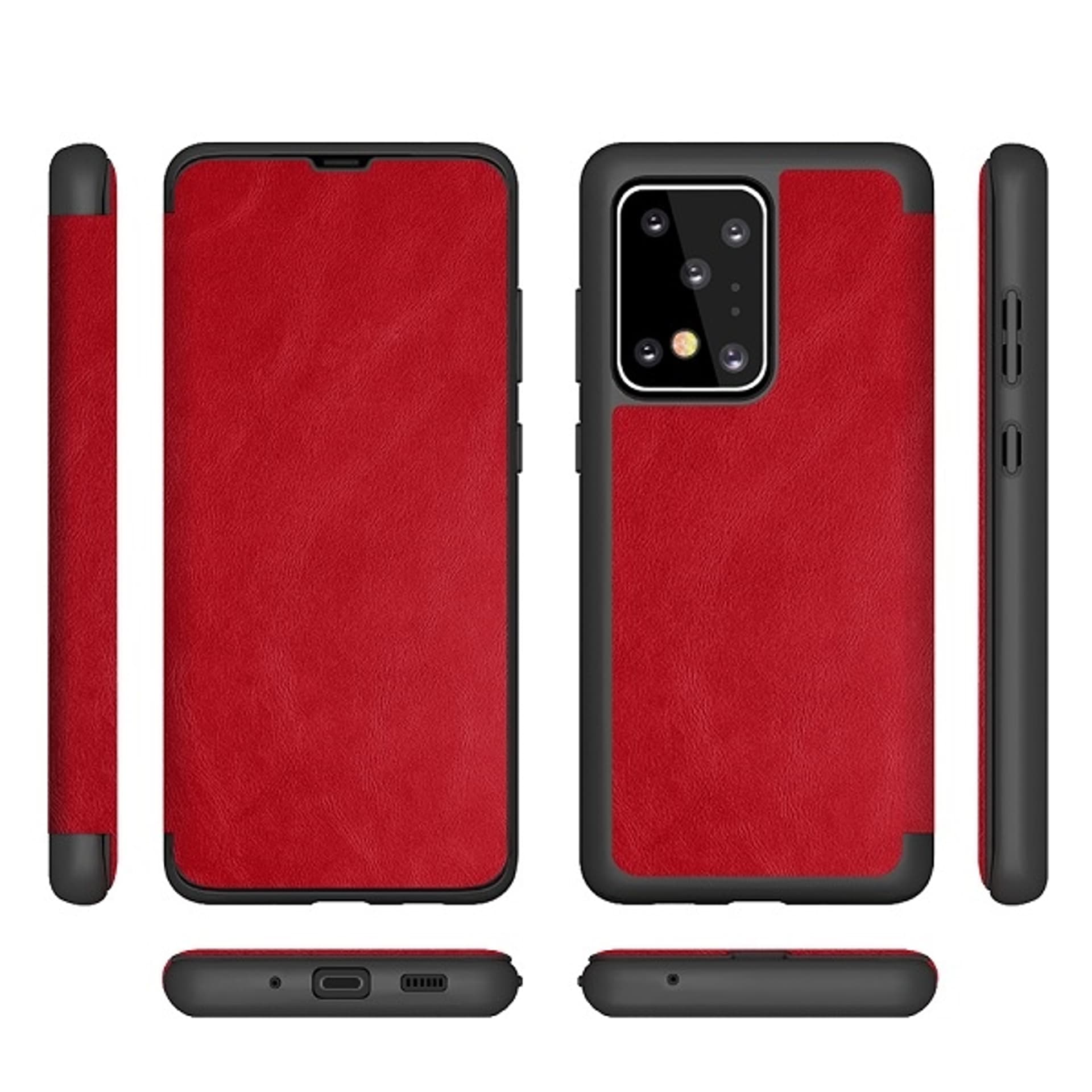 

Beline etui Leather Book Samsung S20+ G985 czerwony/red