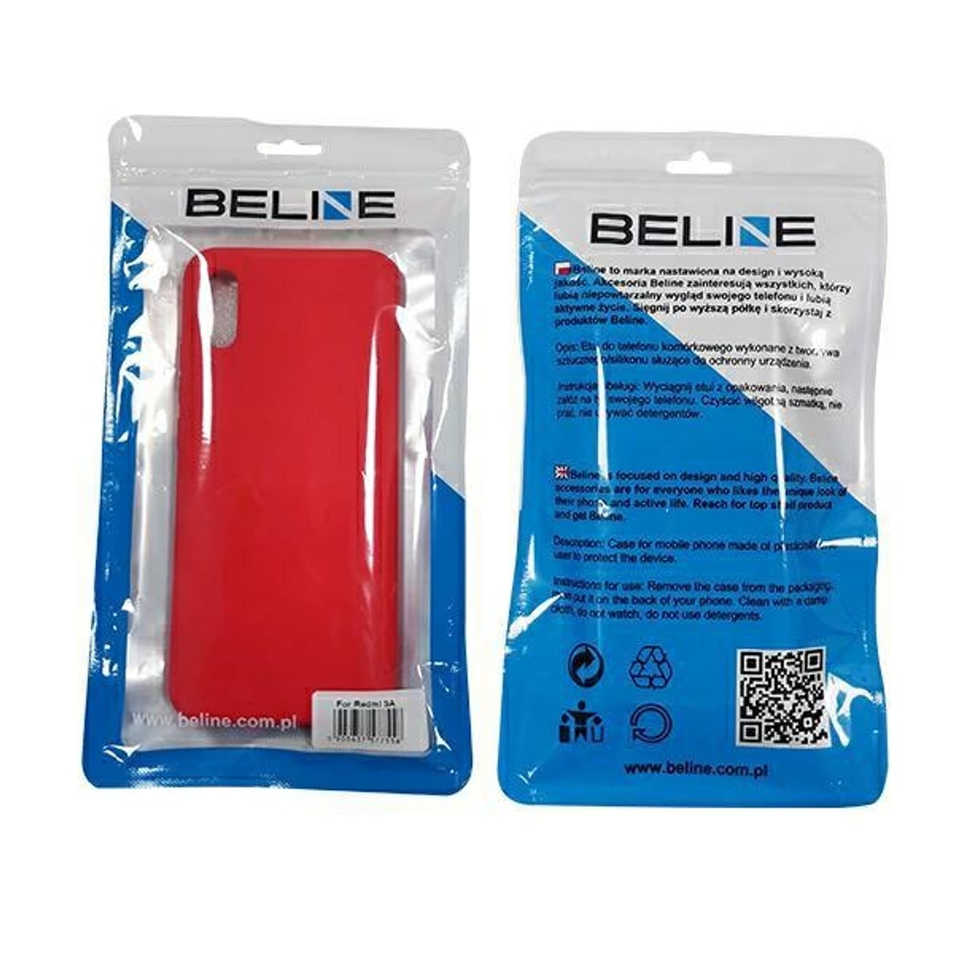 

Beline Etui Silicone Oppo A52/A72 czerwony/red