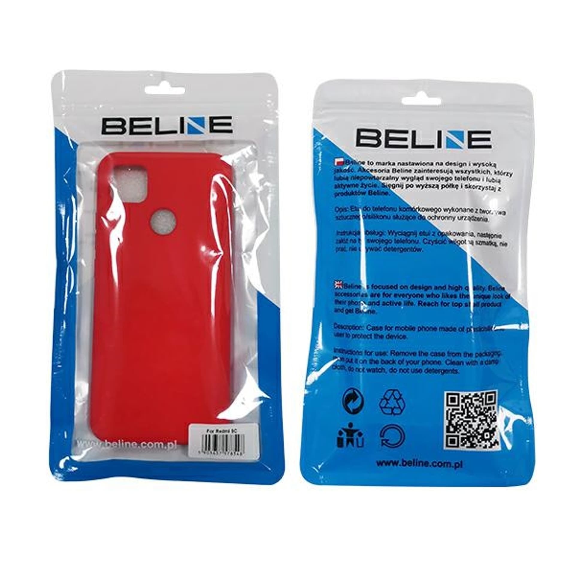 

Beline Etui Silicone Realme 7 czerwony/red