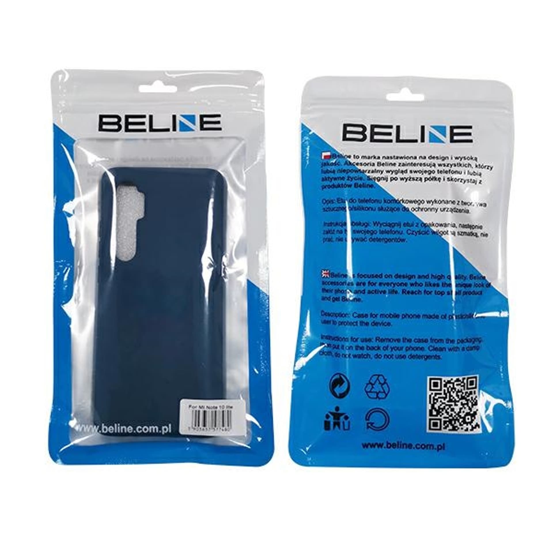 

Beline Etui Silicone Xiaomi Mi Note 10 Lite niebieski/blue