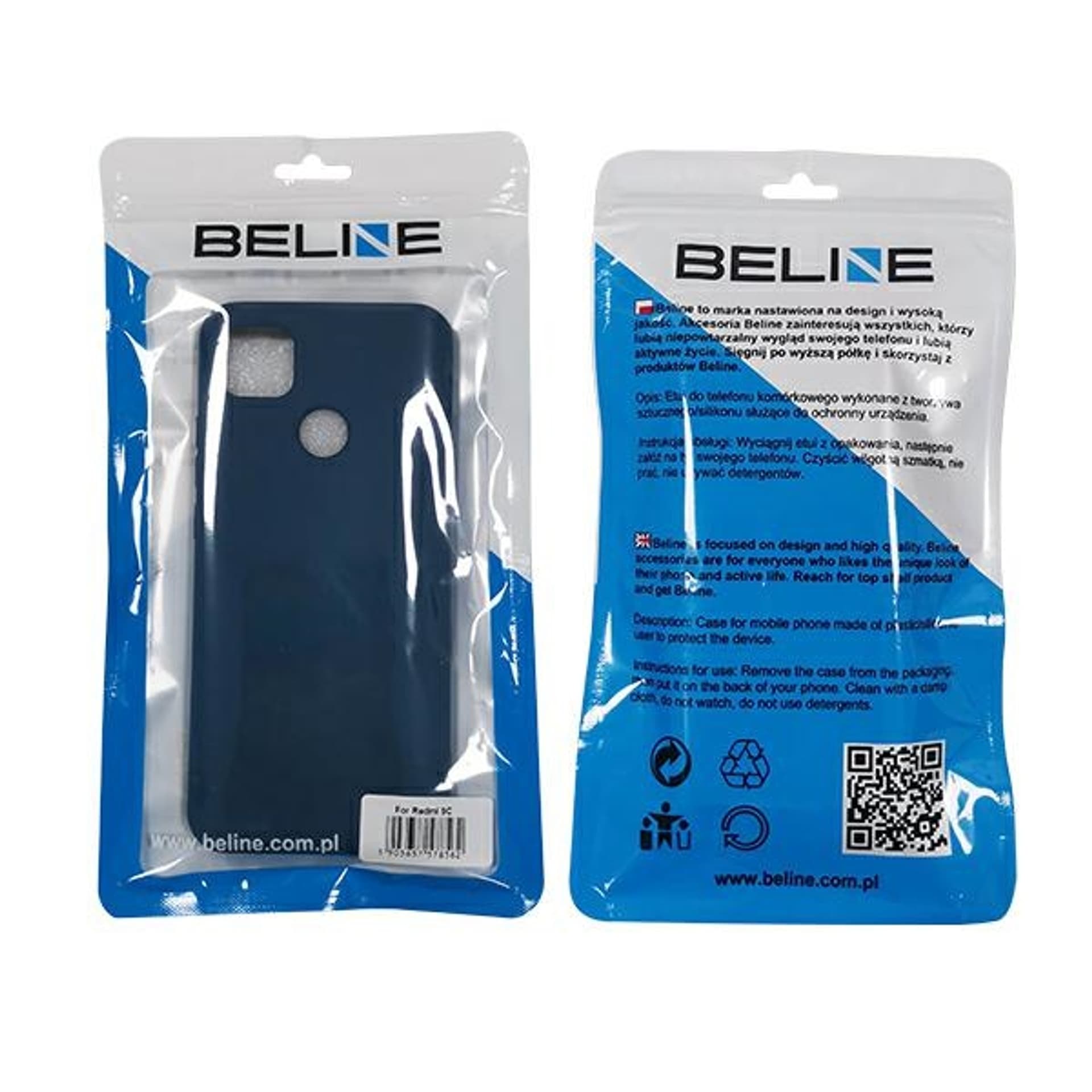 

Beline Etui Silicone Xiaomi Redmi 9C niebieski/blue