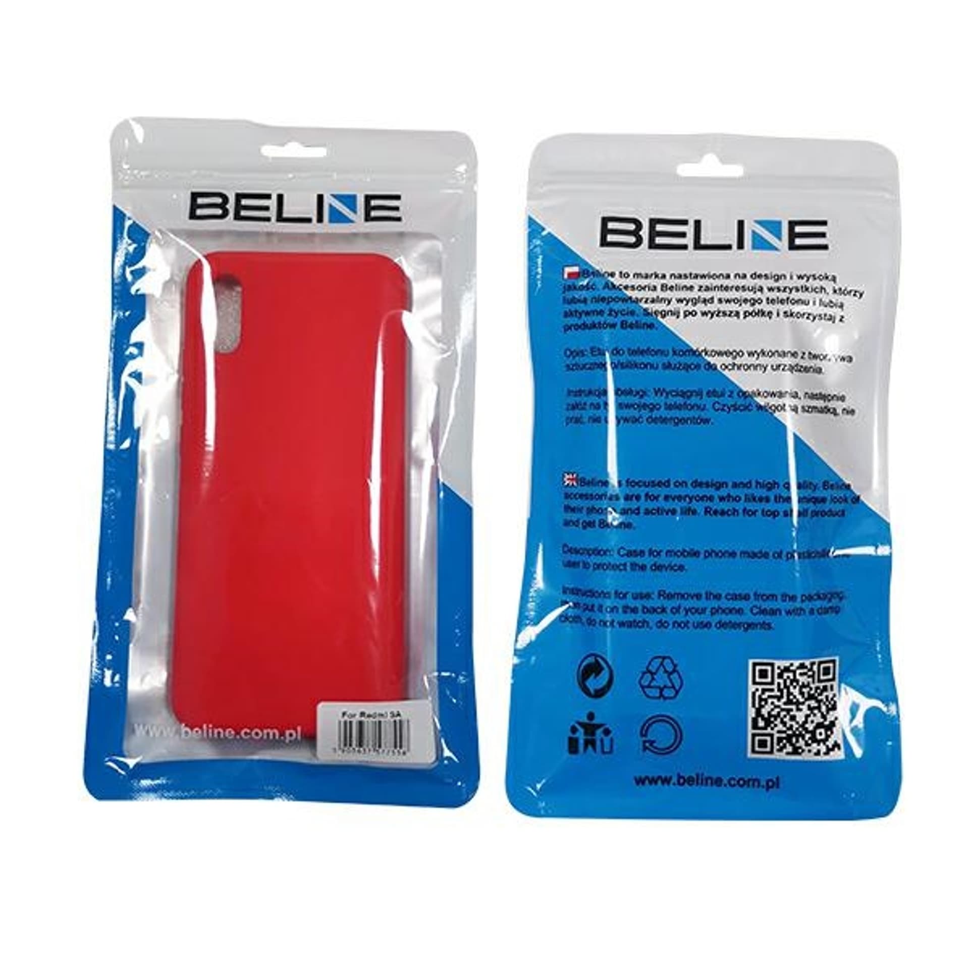 

Beline Etui Silicone Xiaomi Redmi 9A czerwony/red