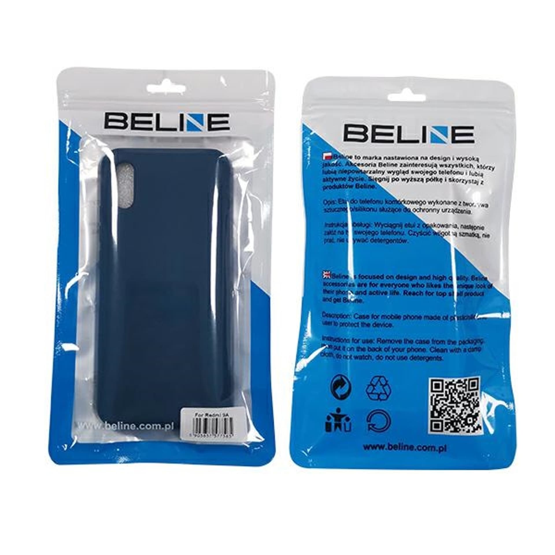 

Beline Etui Silicone Xiaomi Redmi 9A niebieski/blue