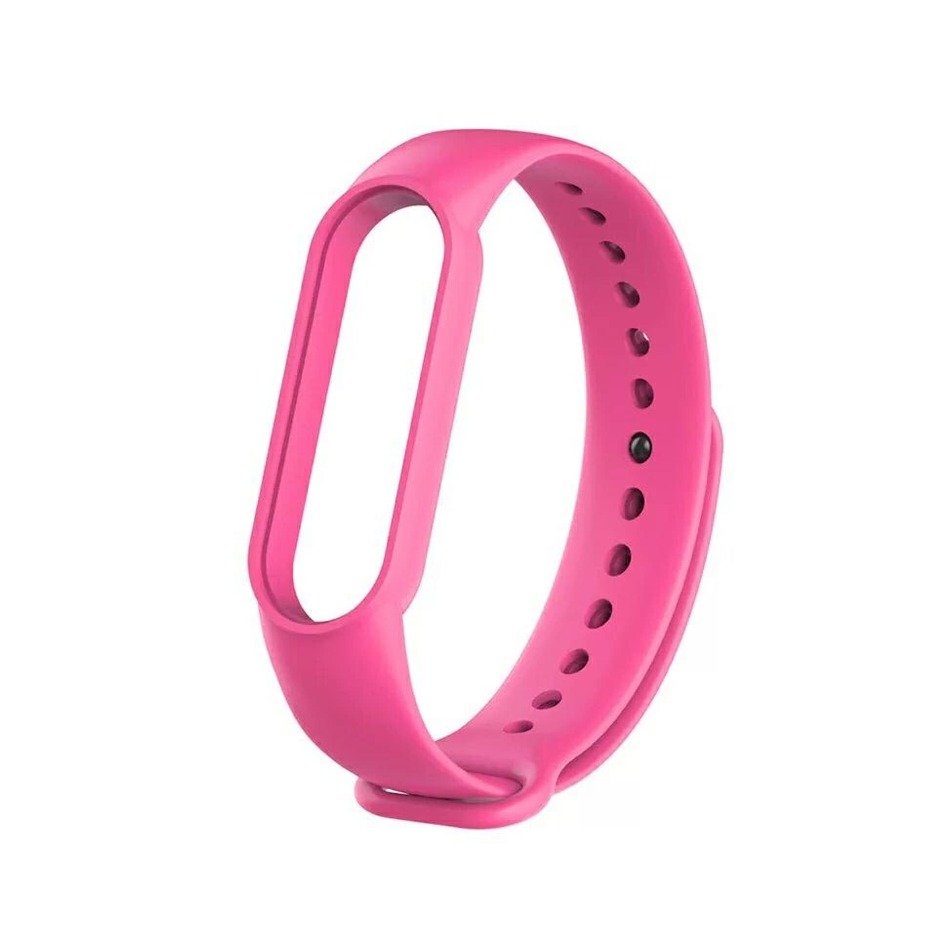 

Beline pasek Mi Band 7/6/5 różowy/pink