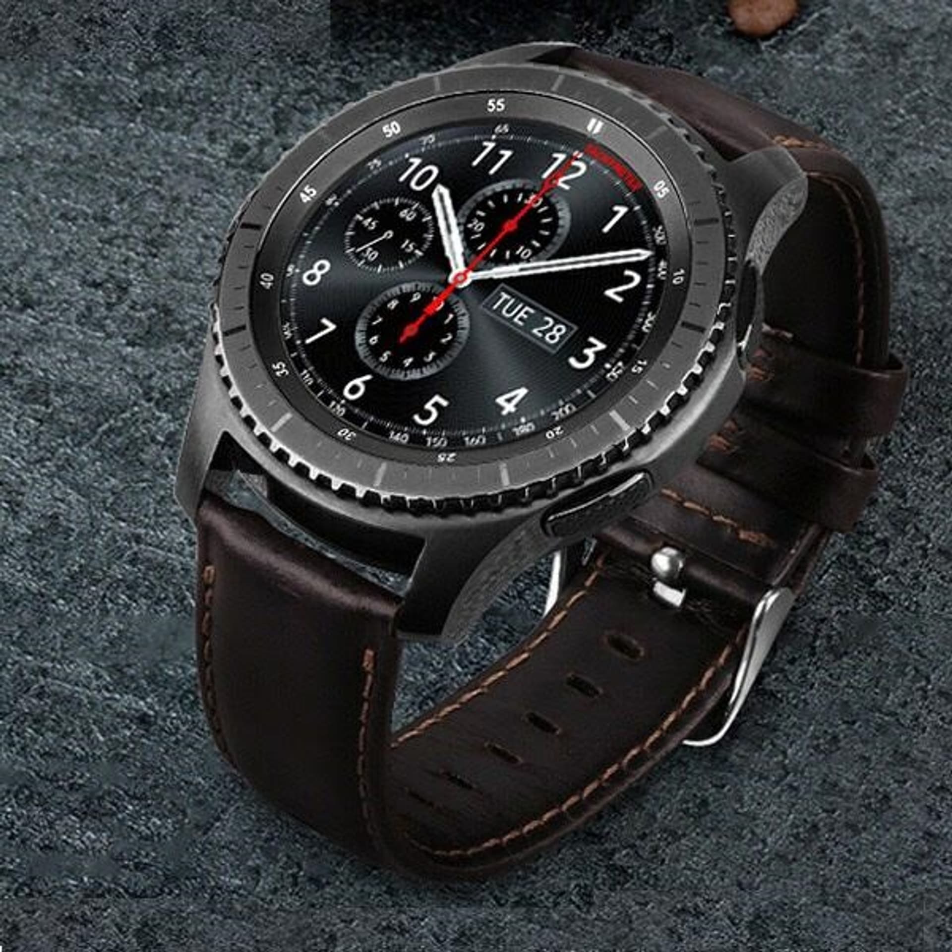

Beline pasek Watch 22mm GT ciemny brąz/dark brown