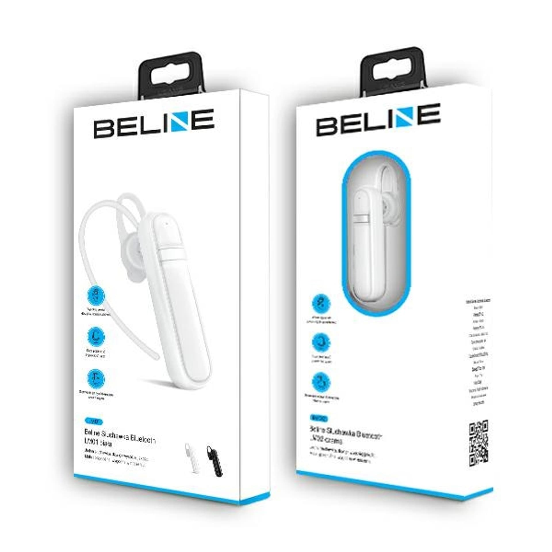 

Beline słuchawka Bluetooth LM01 biała /white