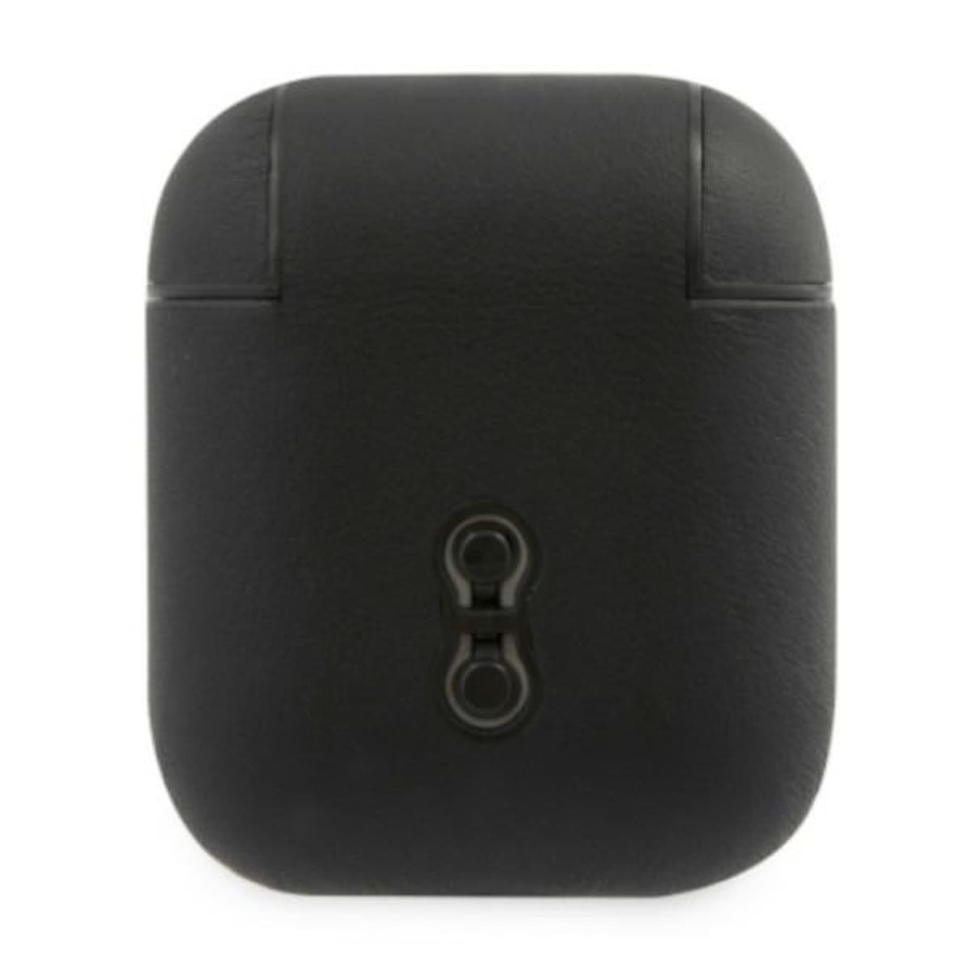 

BMW BMA2SSLBK AirPods cover czarny/black Geniune Leather Silver Logo