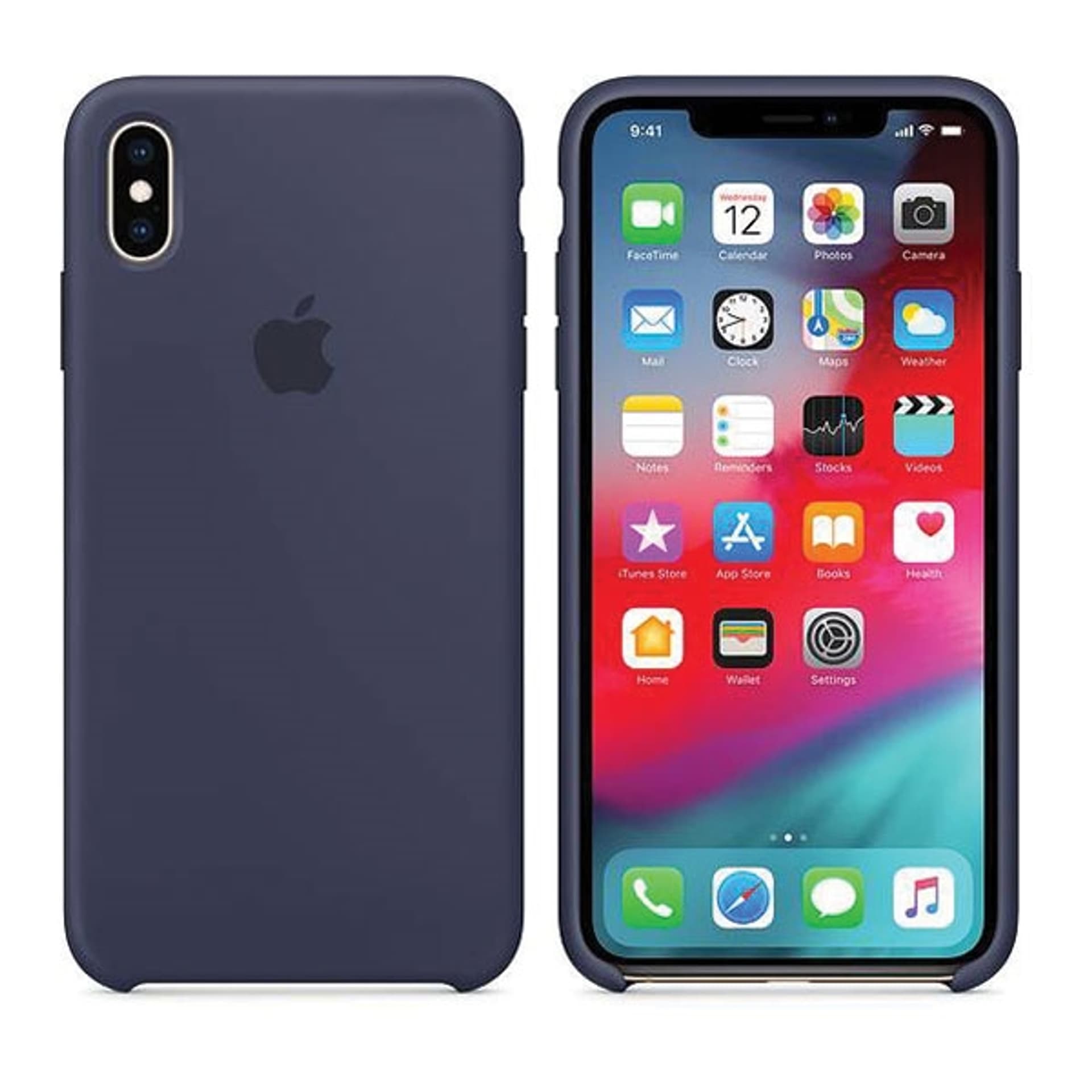 

Etui Apple MRWG2ZM/A iPhone Xs Max midnight blue Silicone Case
