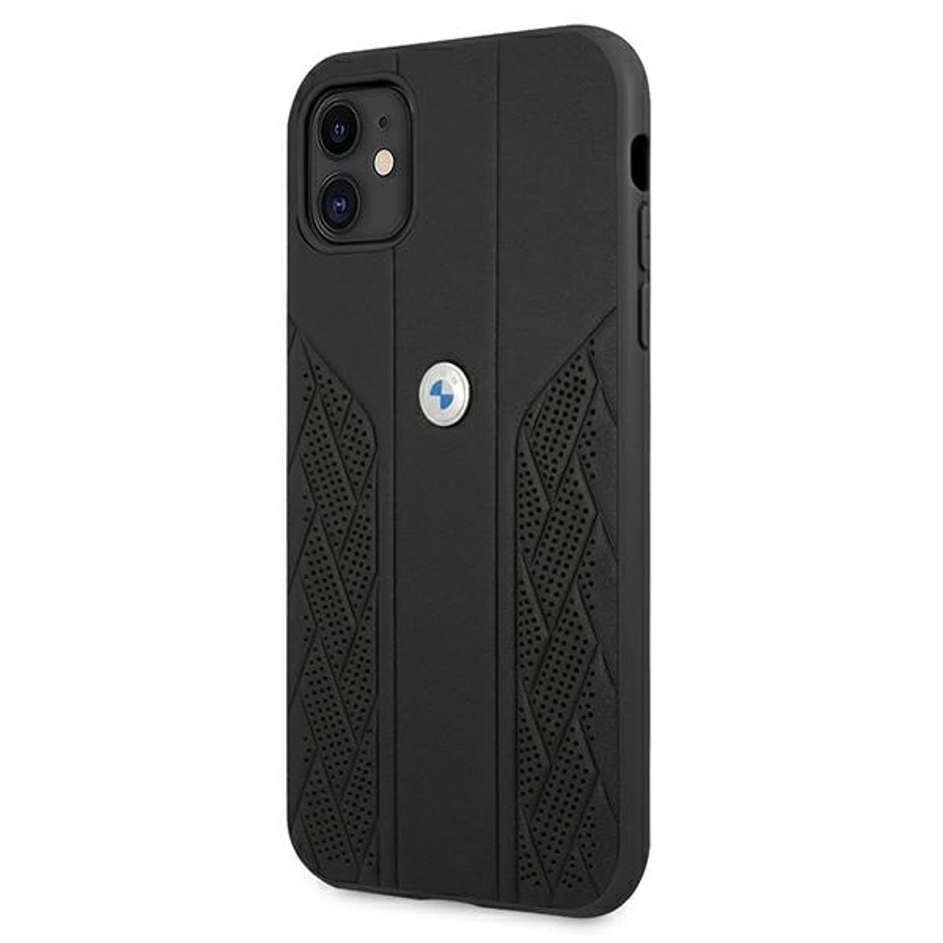 

Etui BMW BMHCN61RSPPK iPhone 11 6,1" / Xr czarny/black hardcase Leather Curve Perforate