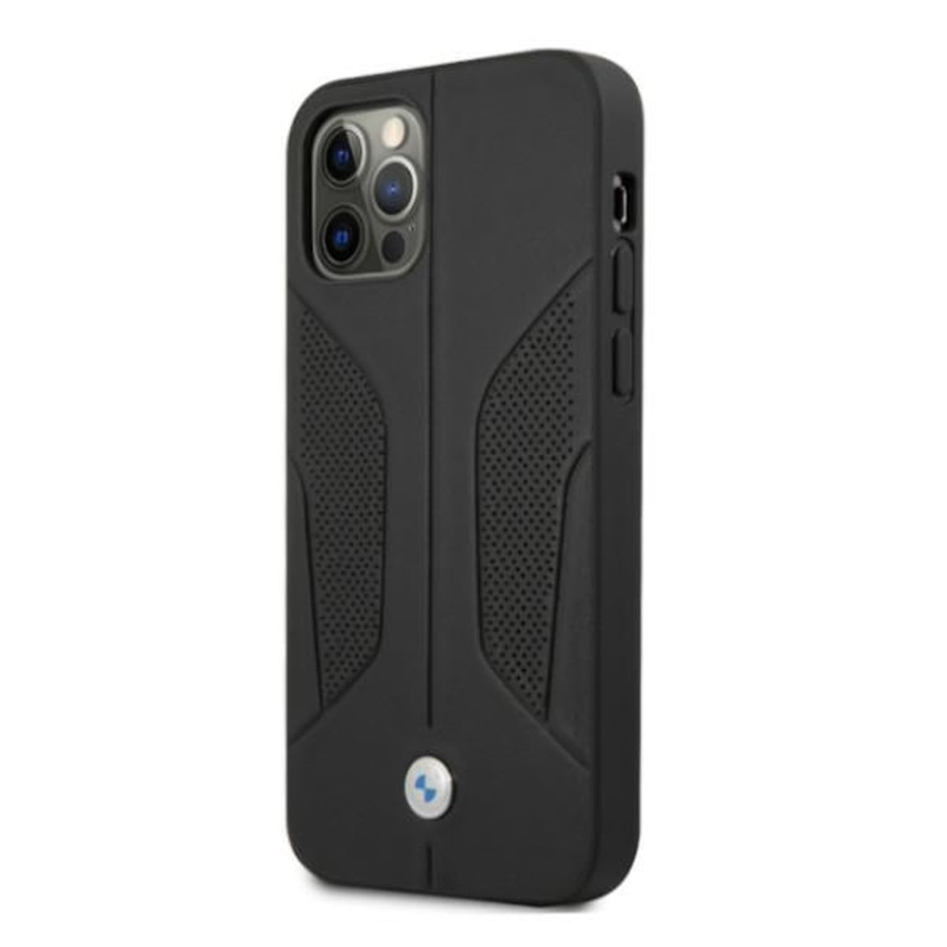 

Etui BMW BMHCP12LRSCSK iPhone 12 Pro Max 6,7" czarny/black hardcase Leather Perforate Sides