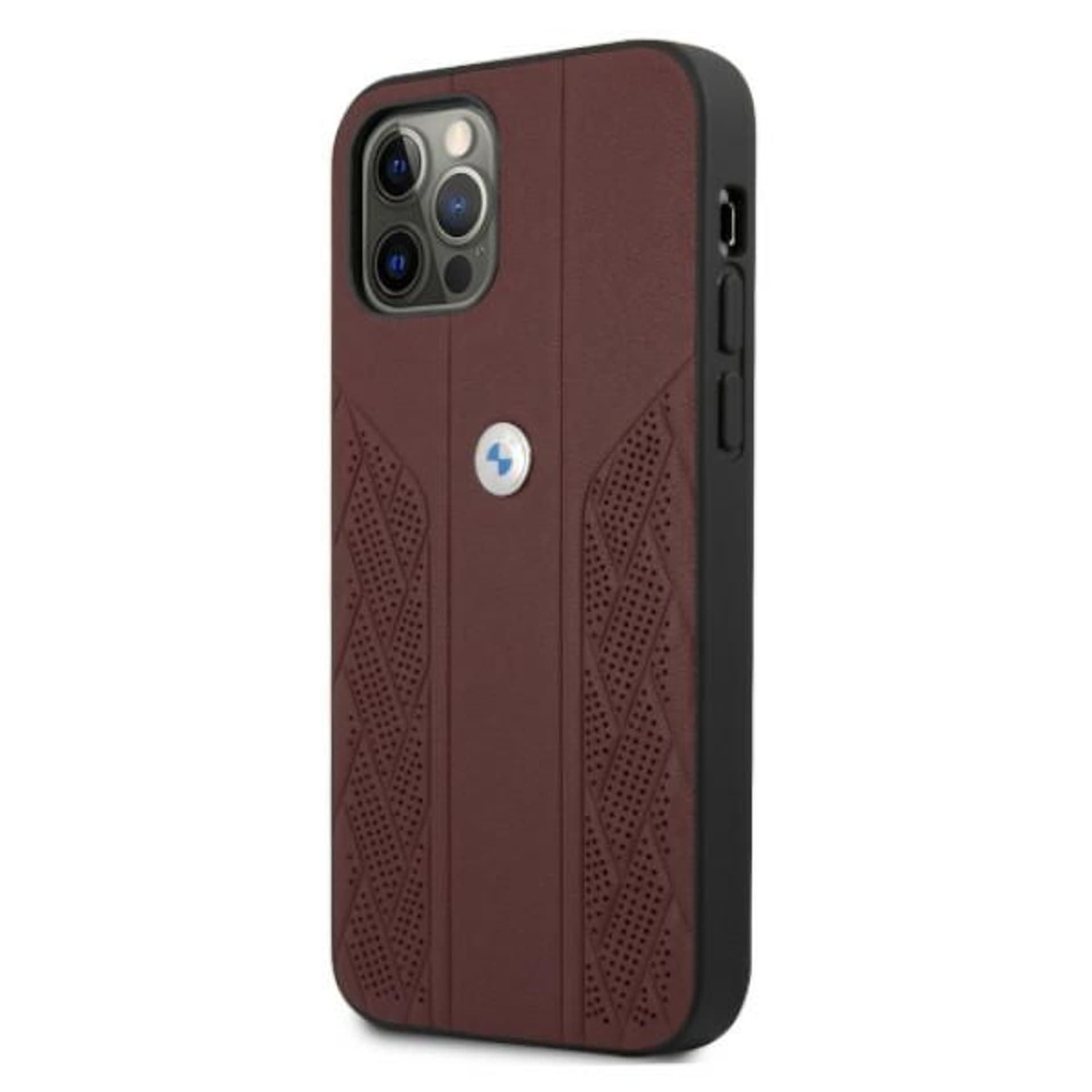 

Etui BMW BMHCP12MRSPPR iPhone 12/12 Pro 6,1" czerwony/red hardcase Leather Curve Perforate