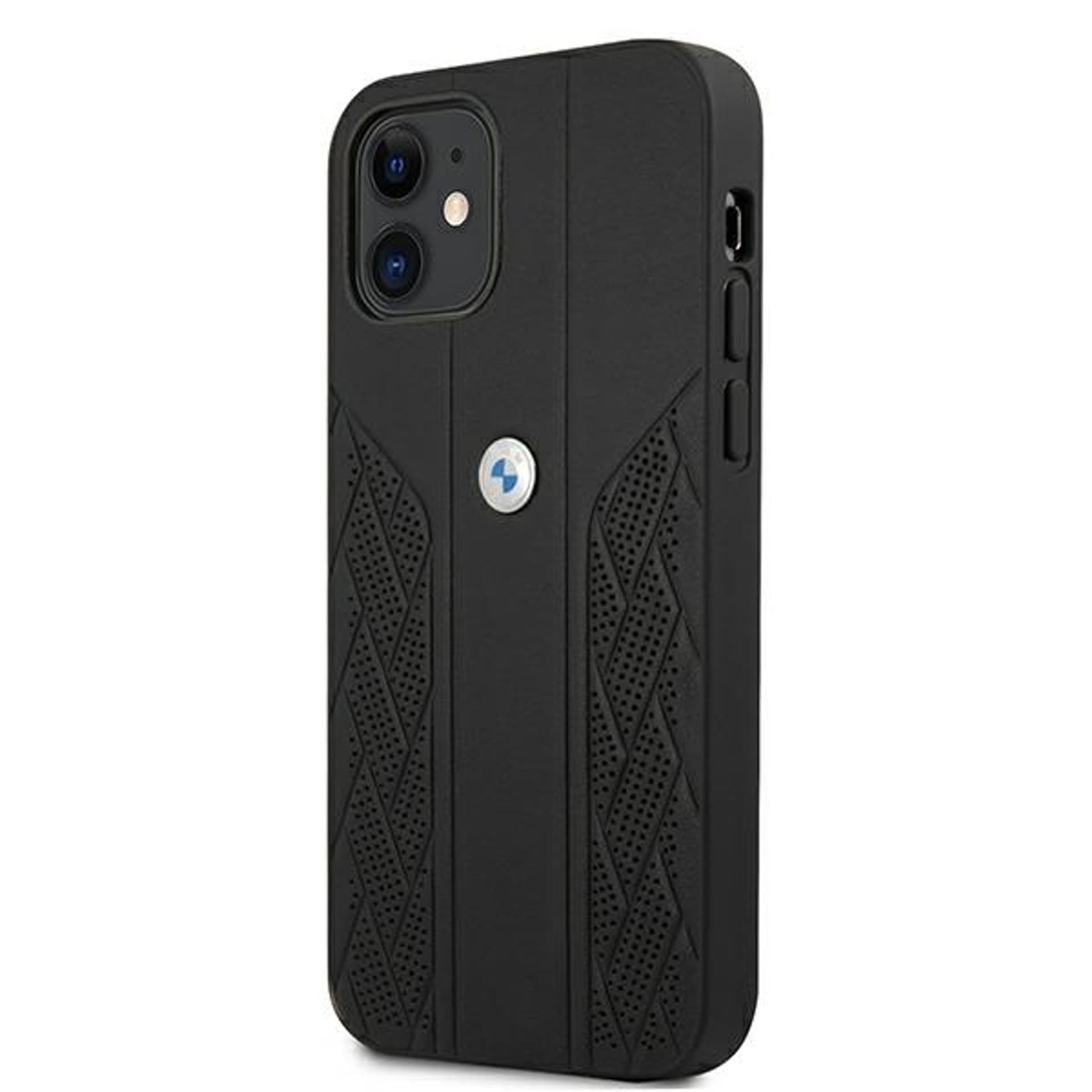 

Etui BMW BMHCP12SRSPPK iPhone 12 mini 5,4" czarny/black hardcase Leather Curve Perforate