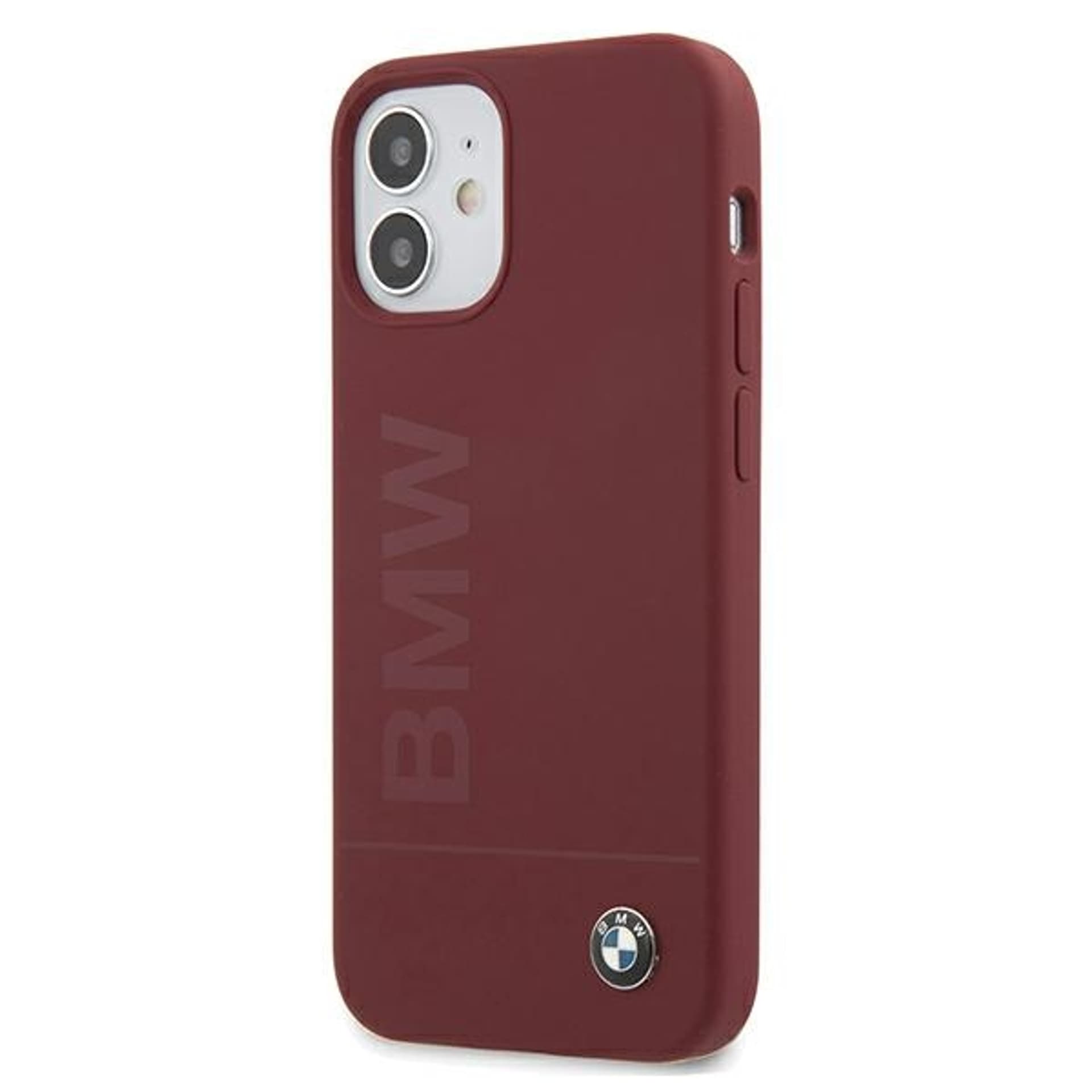 

Etui BMW BMHCP12SSLBLRE iPhone 12 mini 5,4" czerwony/red hardcase Silicone Signature Logo