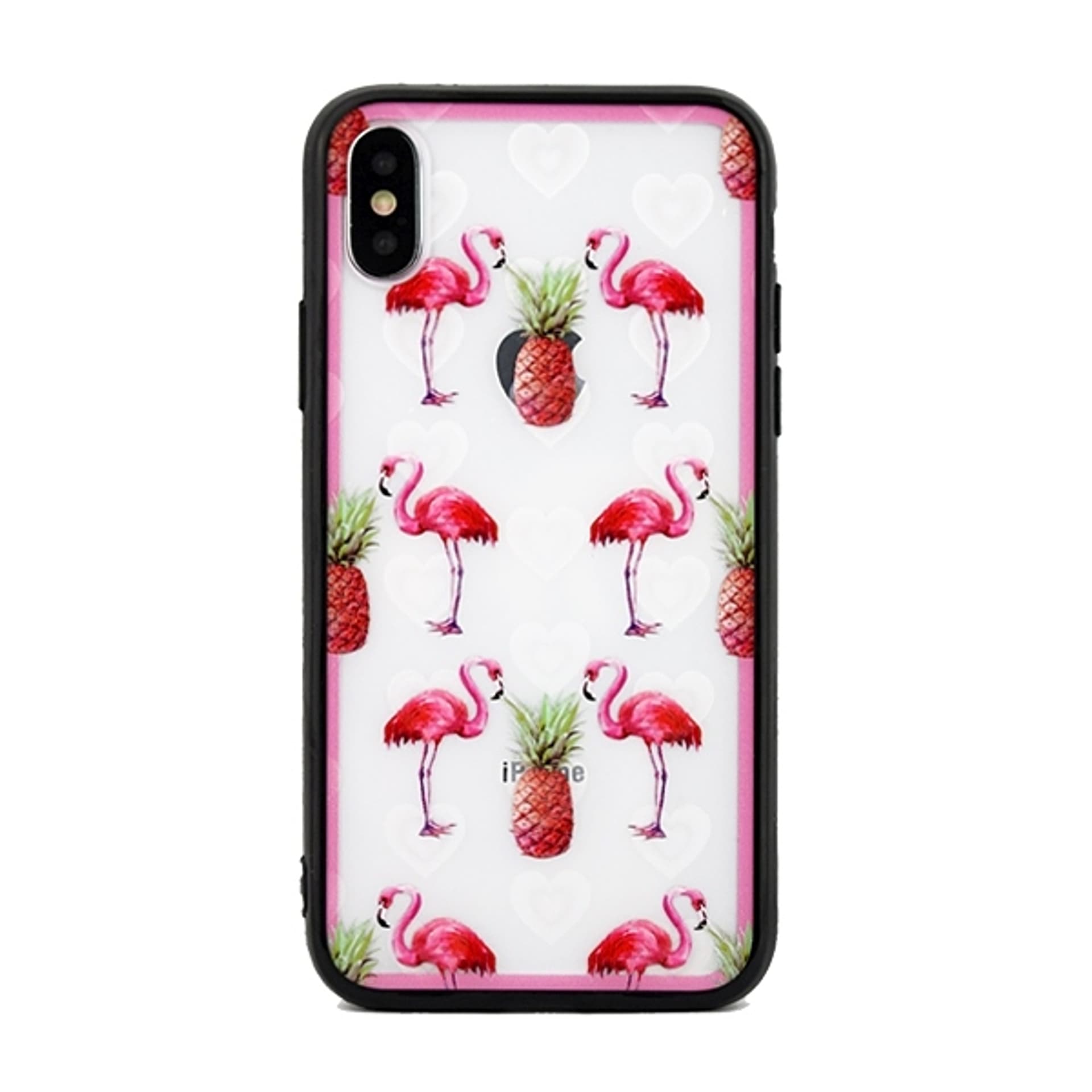 

Etui Hearts iPhone 7/8/SE 2020 / SE 2022 wzór 1 clear (flamingos)