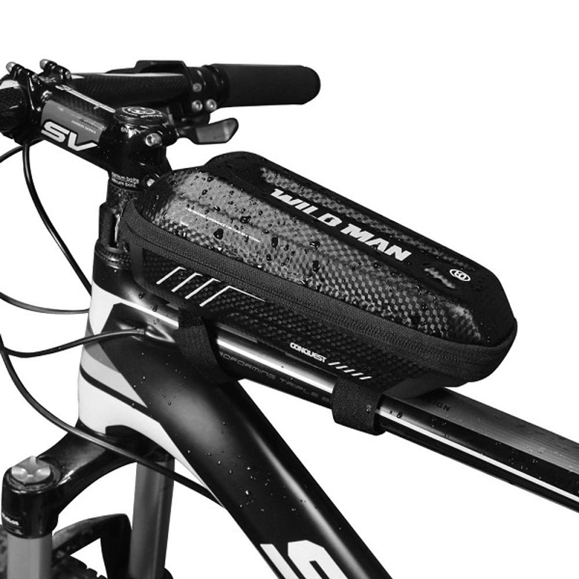 

Etui/sakwa na ramę roweru WILDMAN E5S uchwyt rowerowy czarna/black