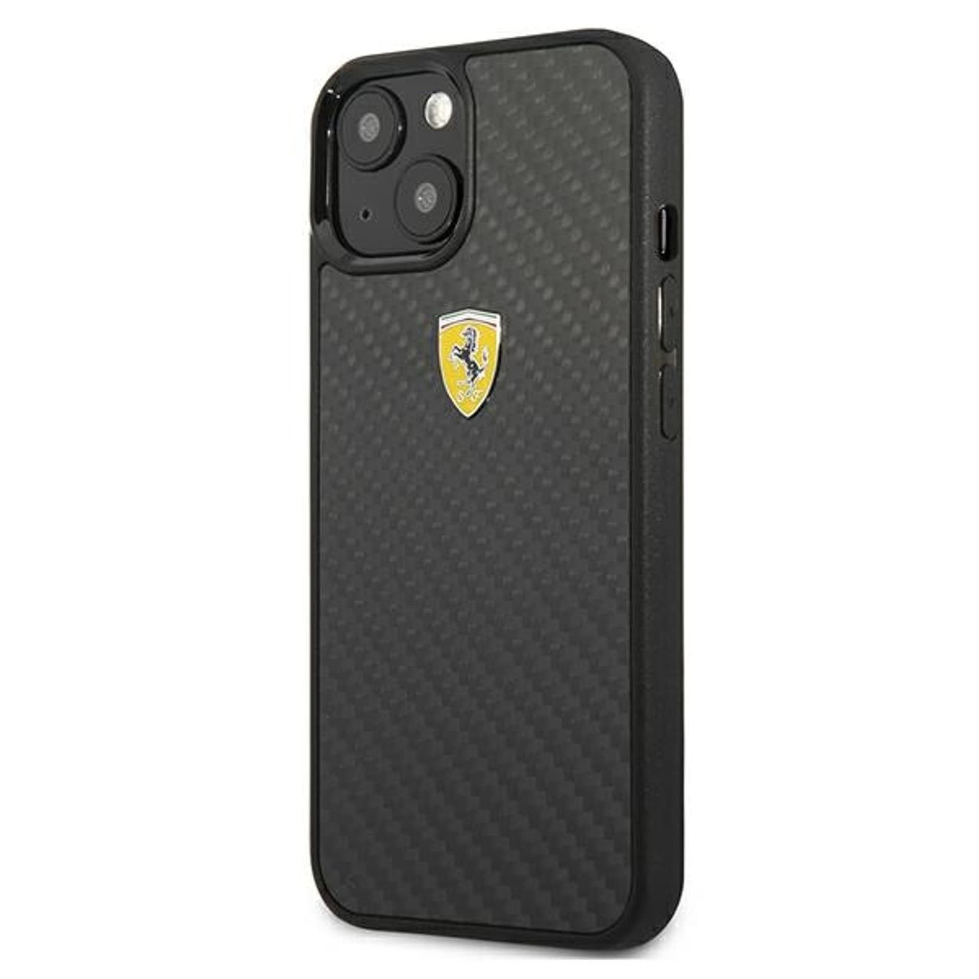 

Ferrari FEHCP13SFCABK iPhone 13 mini 5,4" czarny/black hardcase On Track Real Carbon