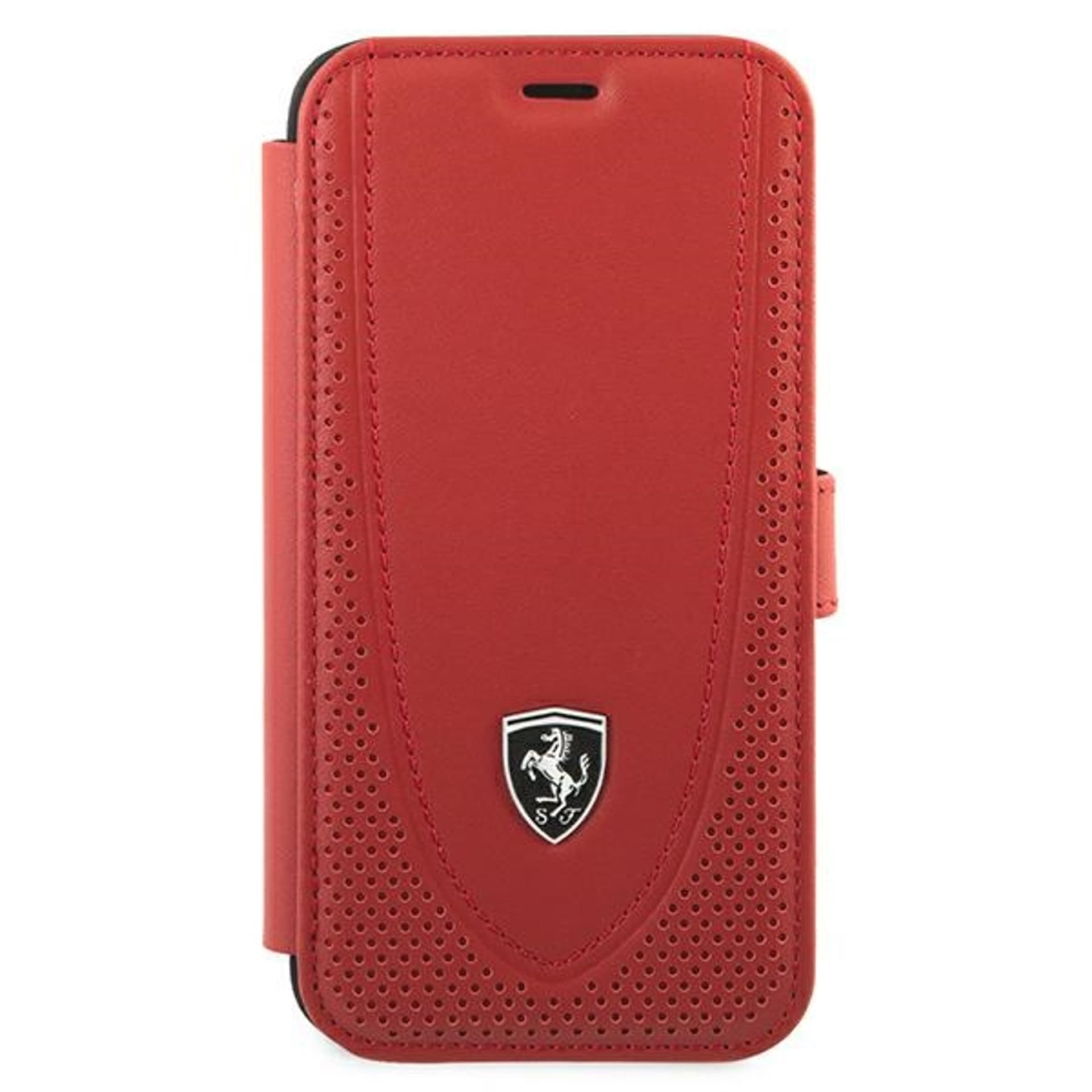 

Ferrari FEOGOFLBKP12SRE iPhone 12 mini 5,4" czerwony/red book Off Track Perforated