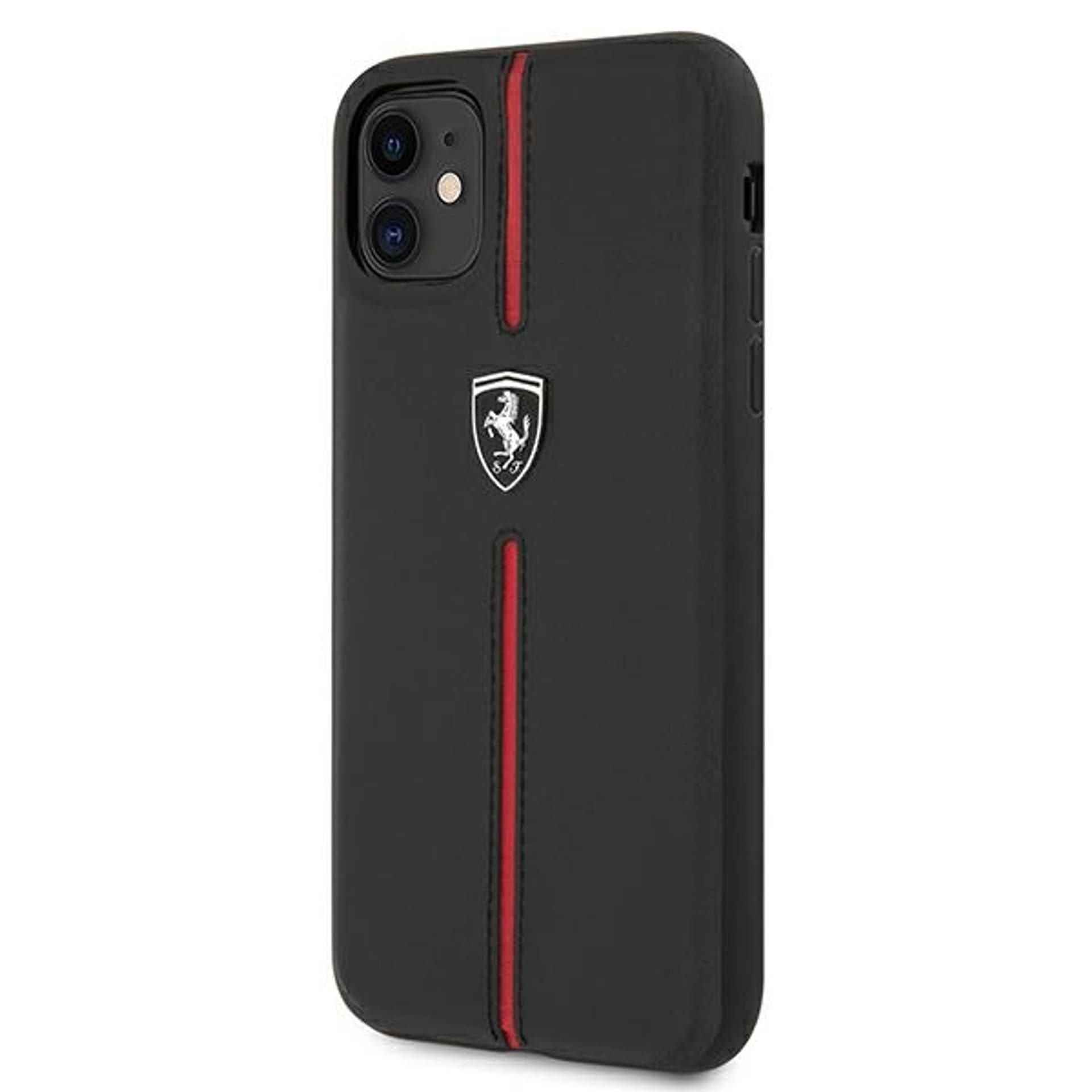 

Ferrari FEOMSHCN61BK iPhone 11 6,1" / Xr czarny/black hardcase Off Track Leather Nylon Stripe