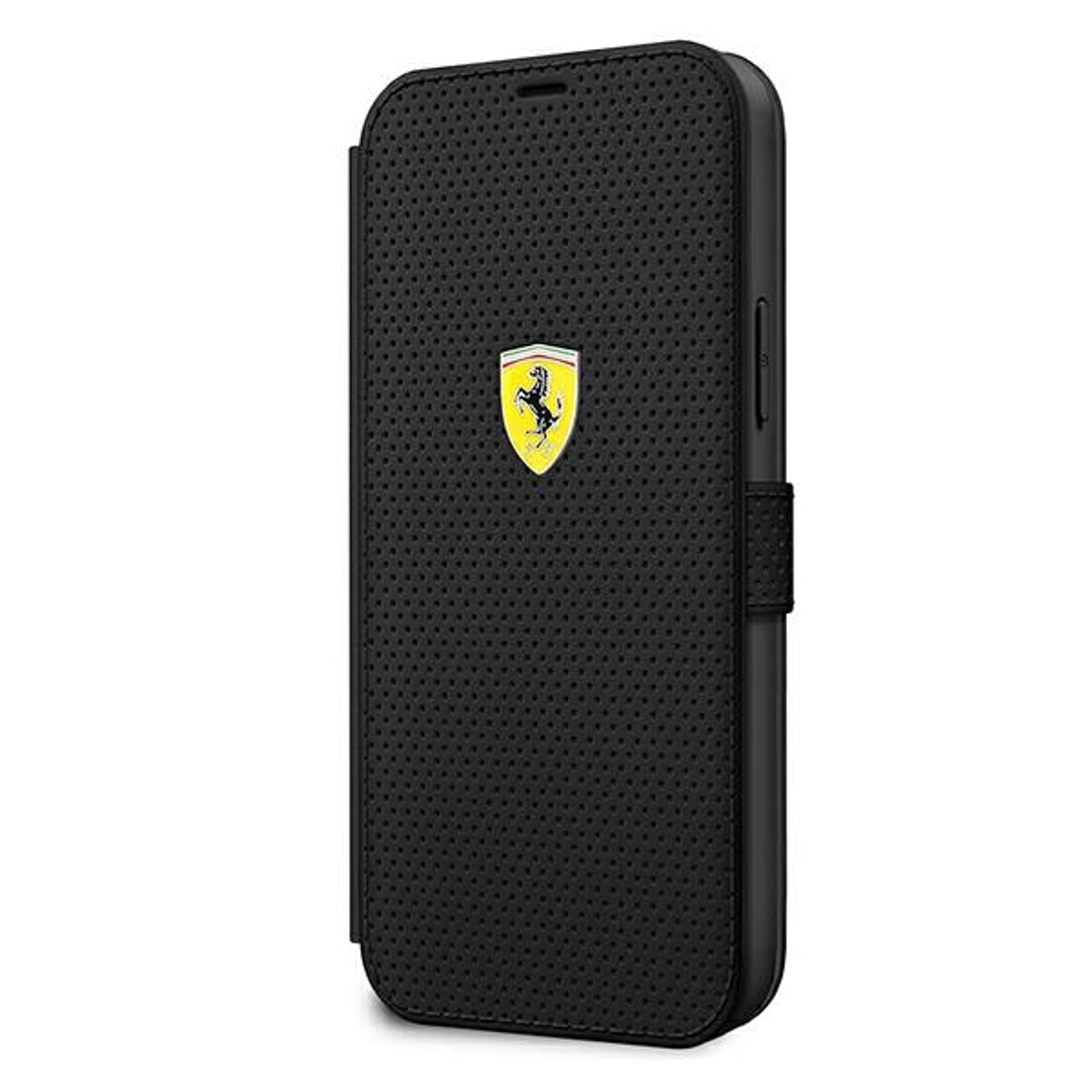 

Ferrari FESPEFLBKP12SBK iPhone 12 mini 5,4" czarny/black book On Track Perforated