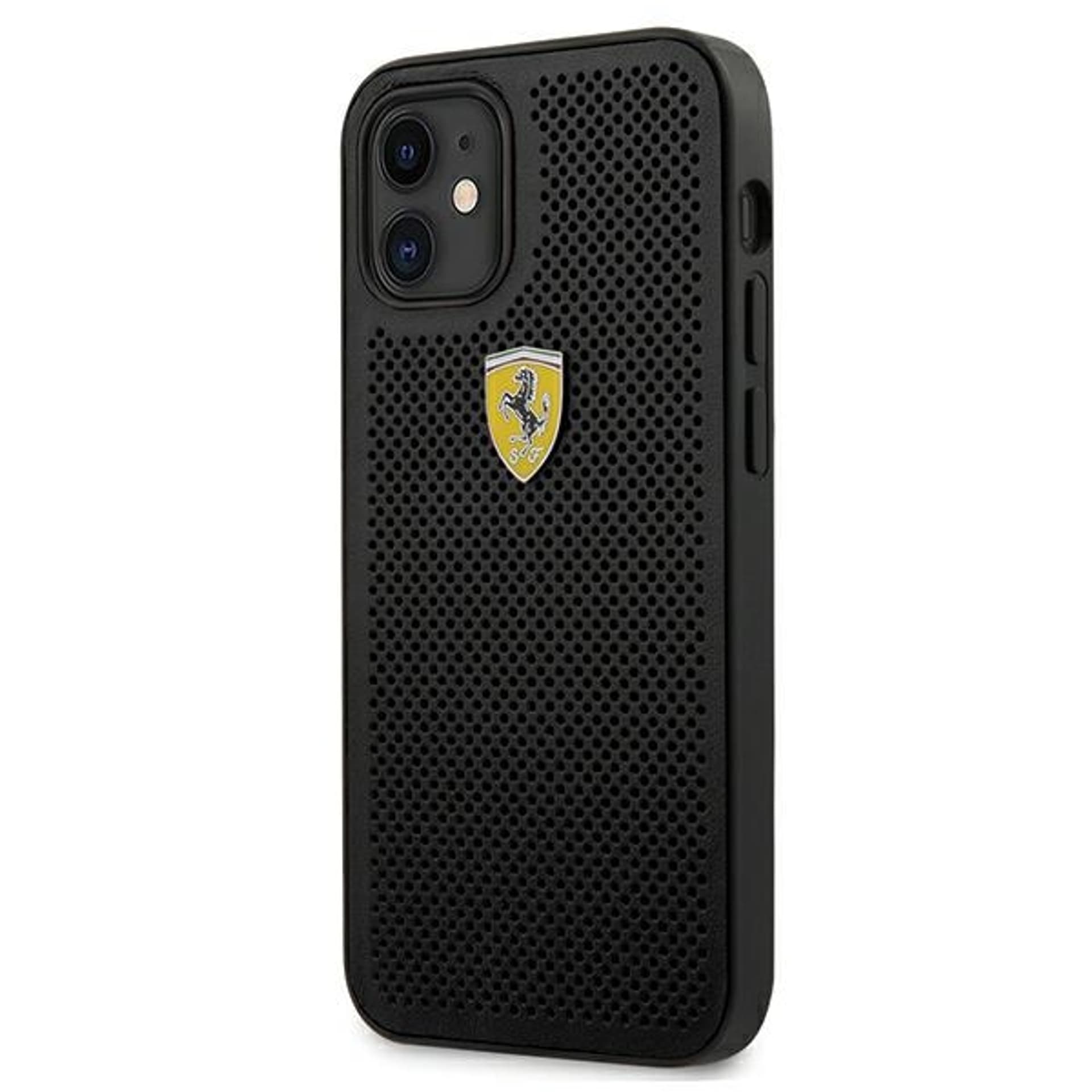 

Ferrari FESPEHCP12SBK iPhone 12 mini 5,4" czarny/black hardcase On Track Perforated