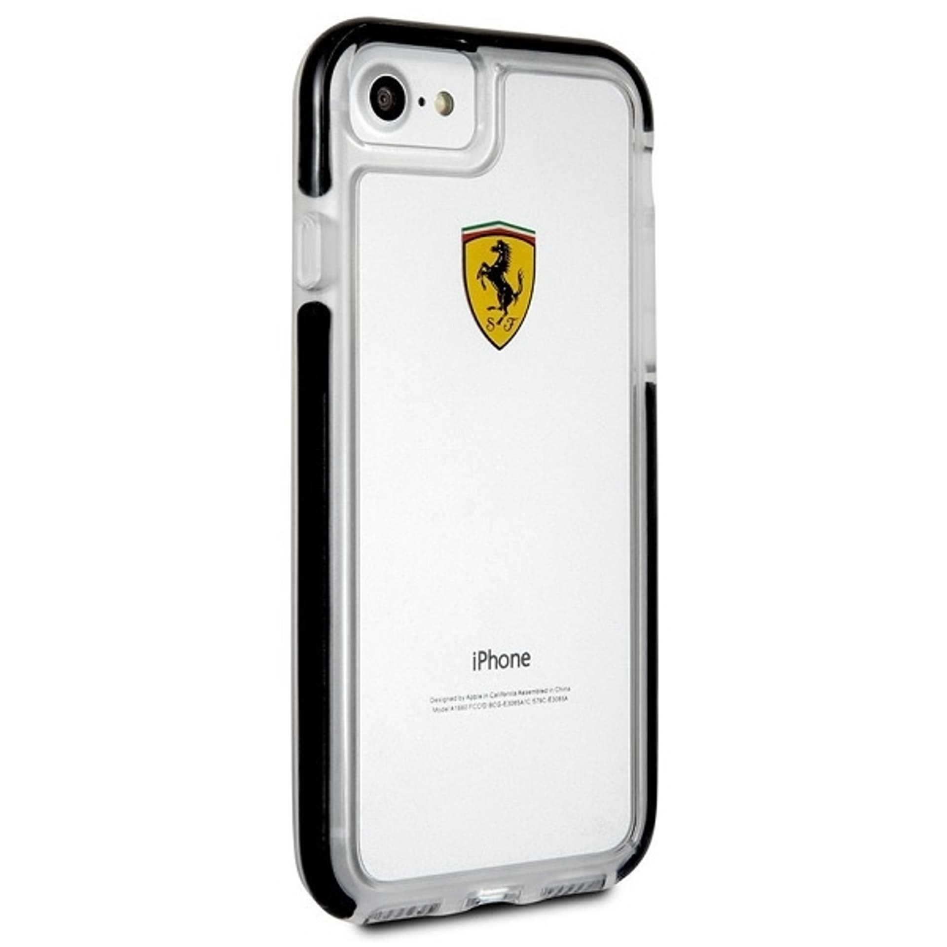 

Ferrari Hardcase FEGLHCP7BK iPhone 7/8 SE 2020 / SE 2022 Shockproof transparent black