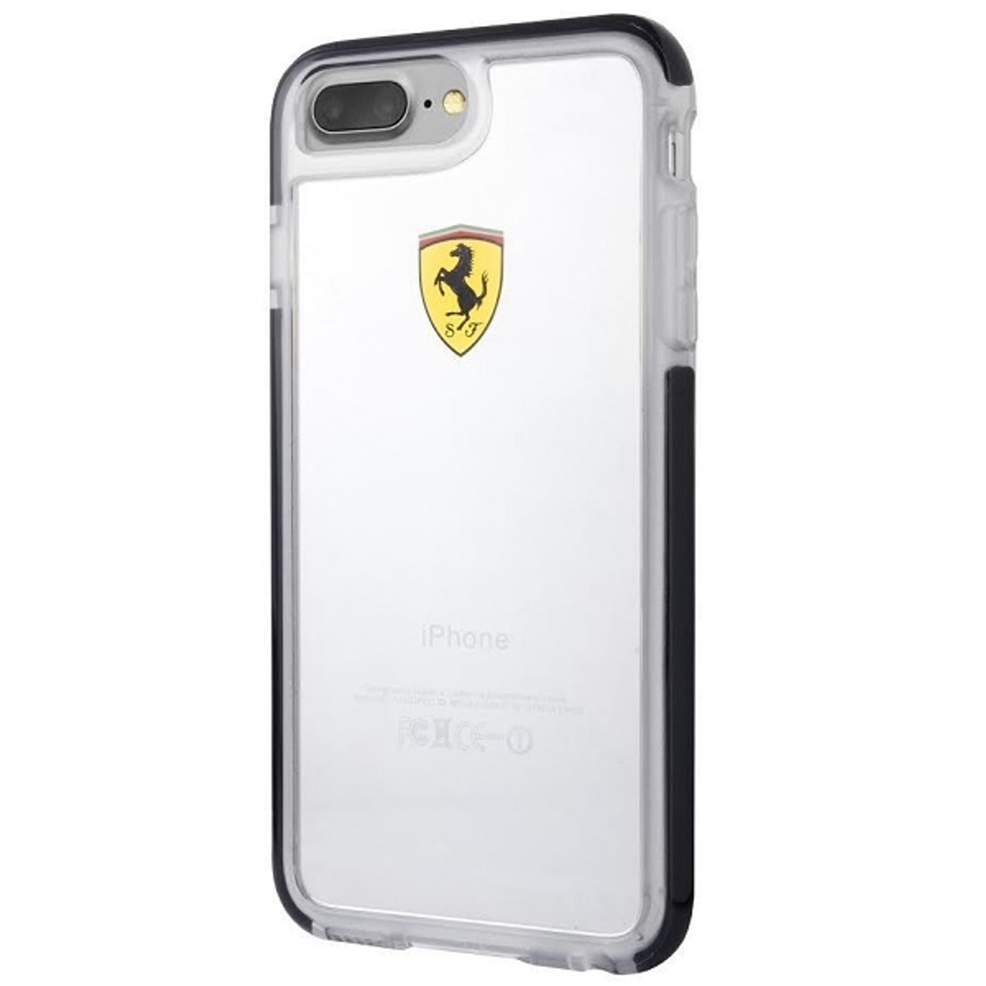 

Ferrari Hardcase FEGLHCP7LBK iPhone 7 Pl us Shockproof transparent black