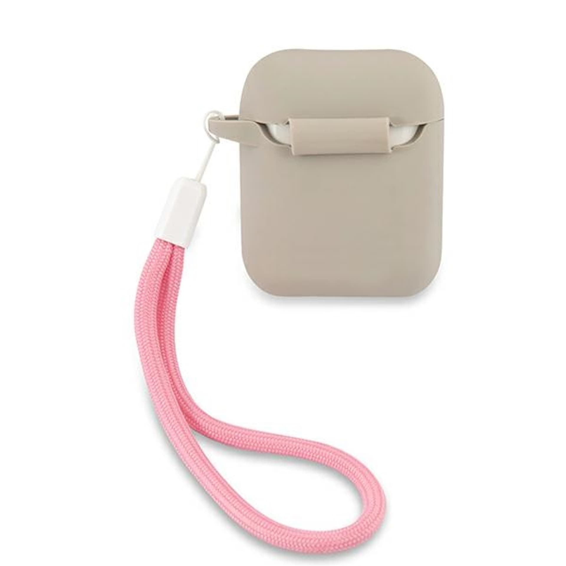 

Guess GUACA2LSVSGP AirPods cover szaro różowy/grey pink Silicone Vintage