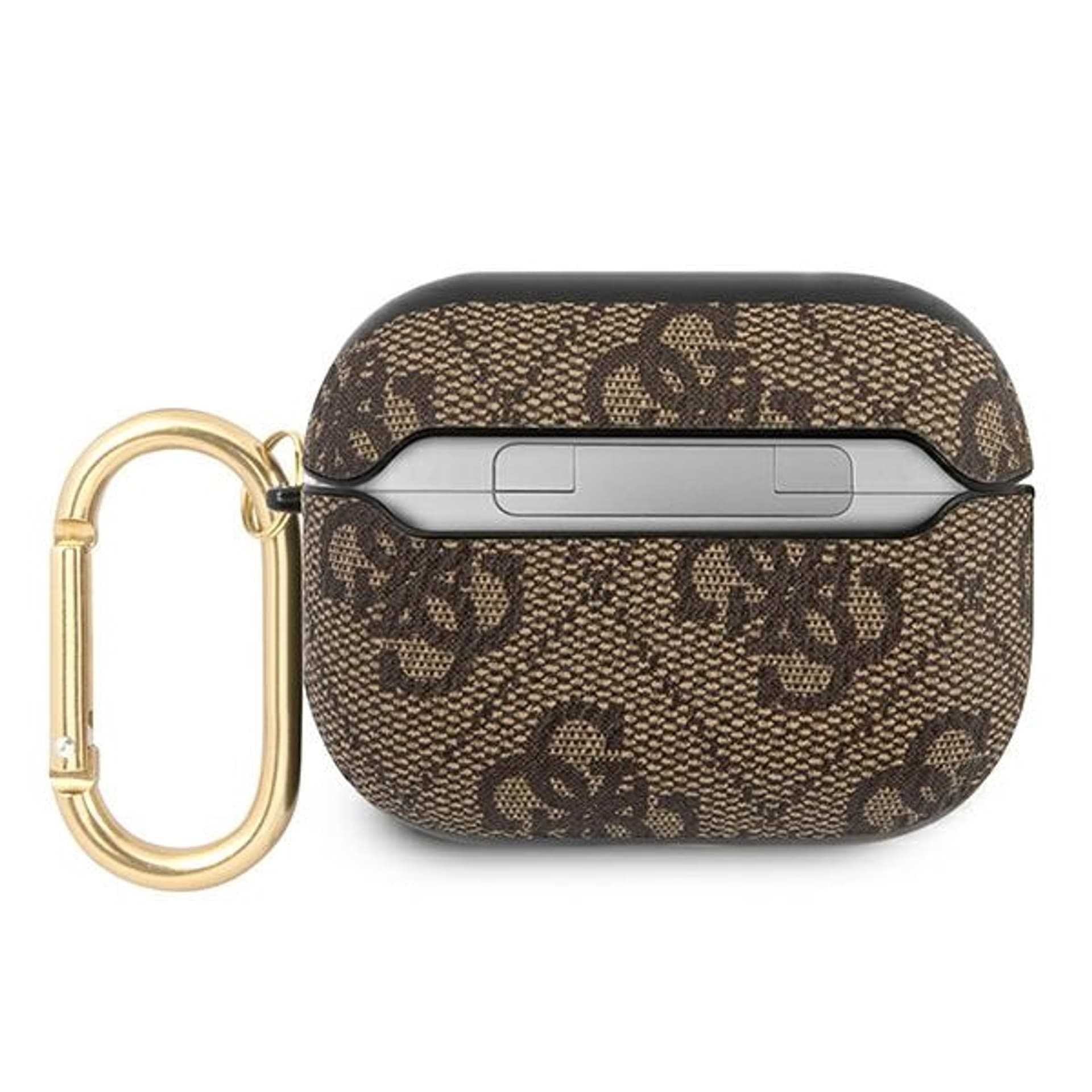 

Guess GUAP4GSMW AirPods Pro cover brązowy/brown 4G Script Metal Collection