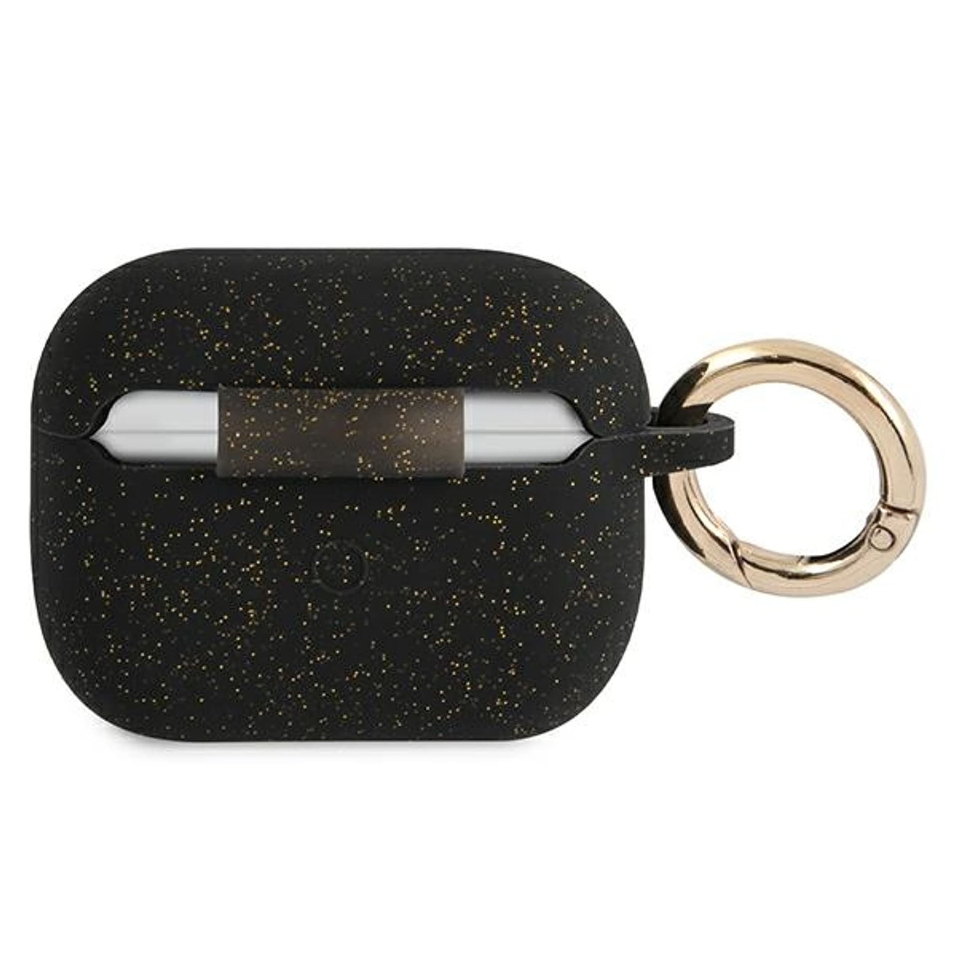 

Guess GUAPSGGEK AirPods Pro cover czarny/black Silicone Glitter