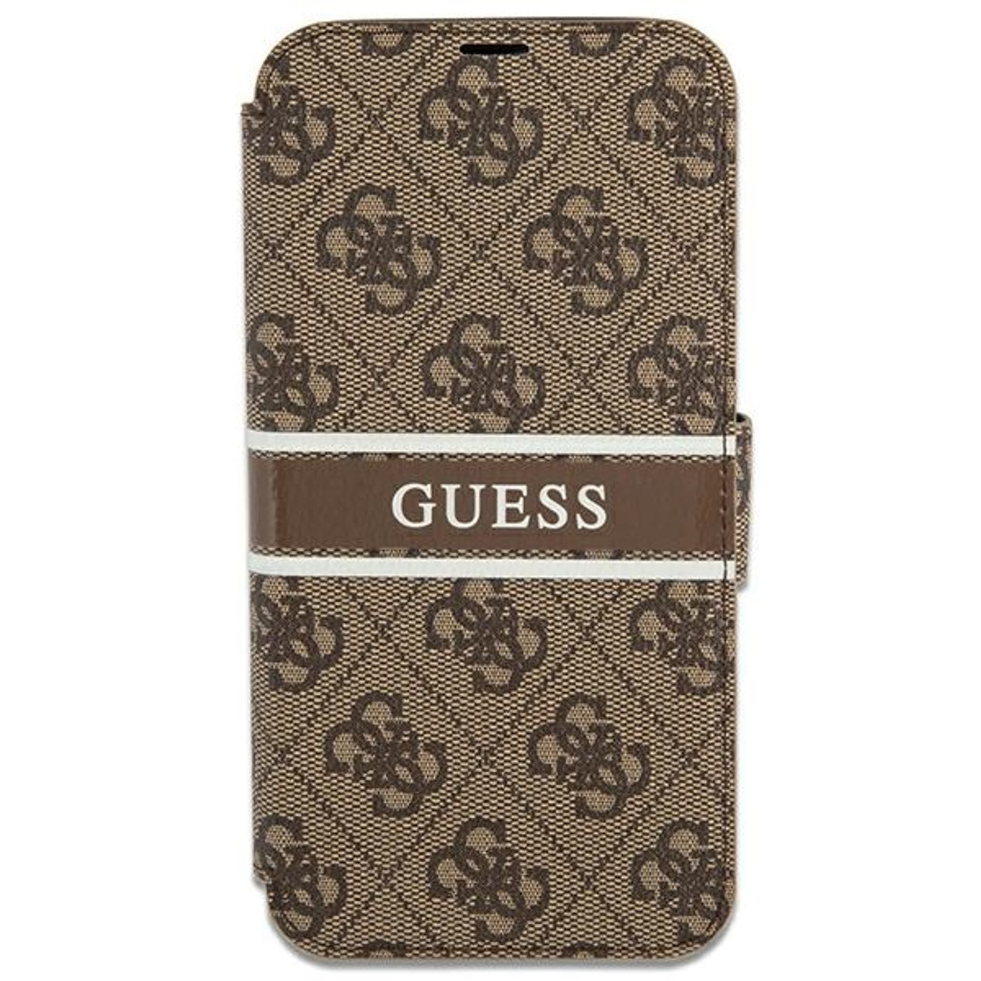 

Guess GUBKP13S4GDBR iPhone 13 mini 5,4" brązowy/brown book 4G Stripe