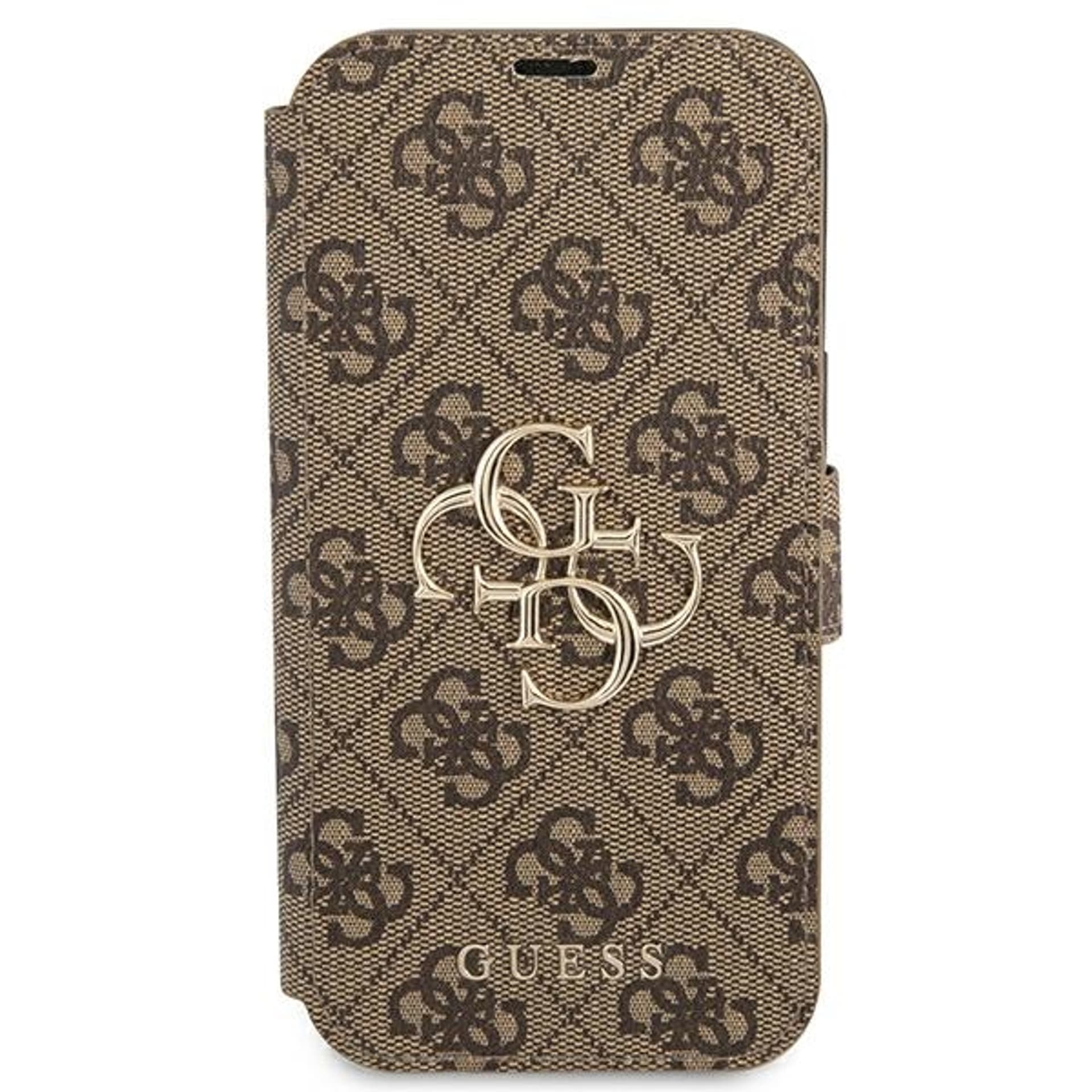 

Guess GUBKP13S4GMGBR iPhone 13 mini 5,4" brązowy/brown book 4G Big Metal Logo