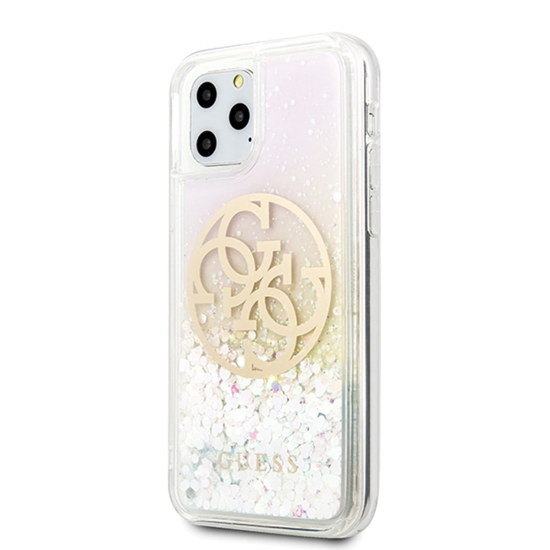 

Guess GUHCN58LGIRGP iPhone 11 Pro hard case Gradient Liquid Glitter Circle Logo