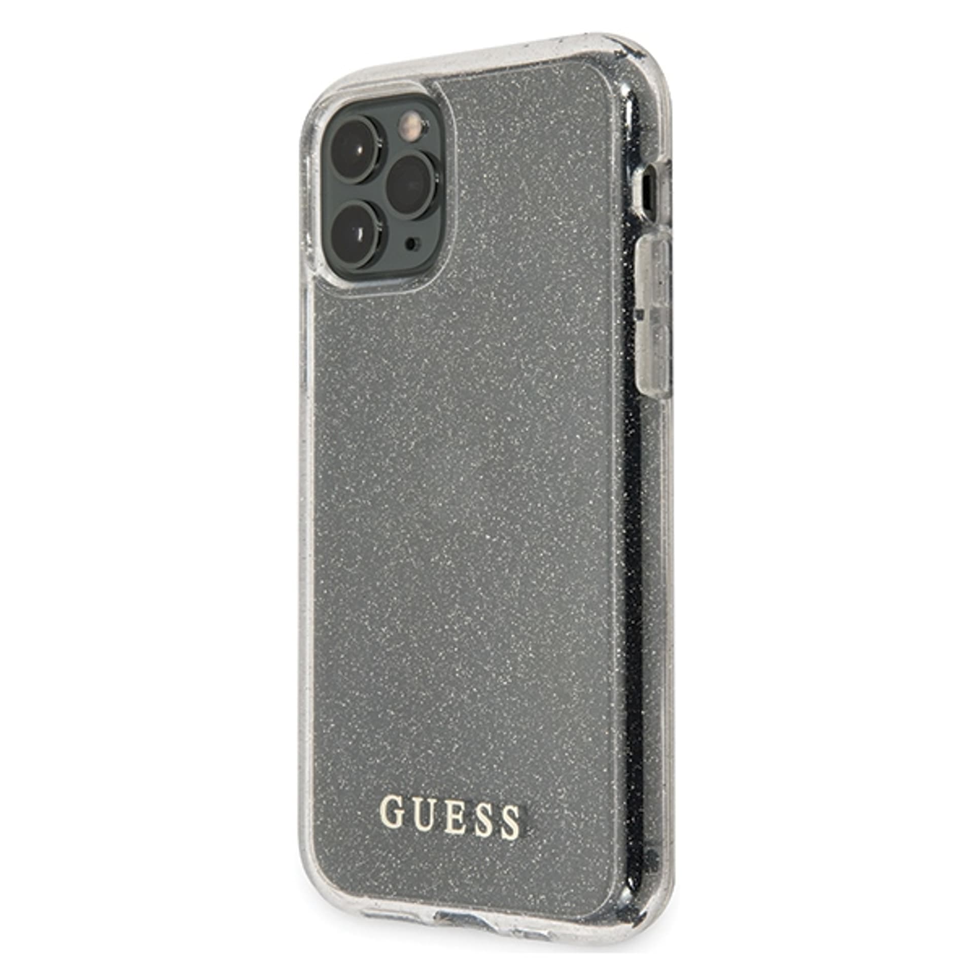 

Guess GUHCN58PCGLSI iPhone 11 Pro srebrny/silver hard case Glitter