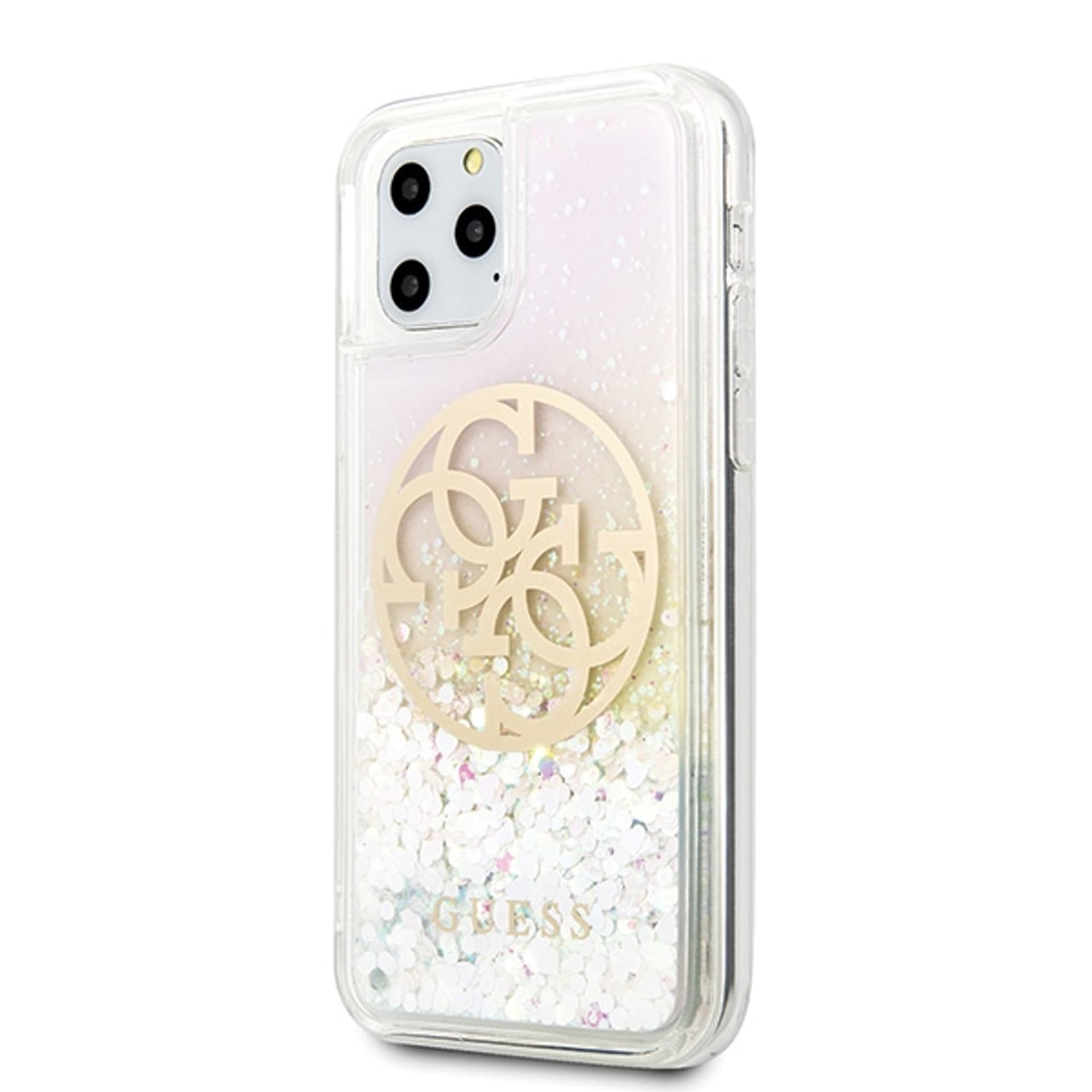 

Guess GUHCN65LGIRGP iPhone 11 Pro Max hard case Gradient Liquid Glitter Circle Logo