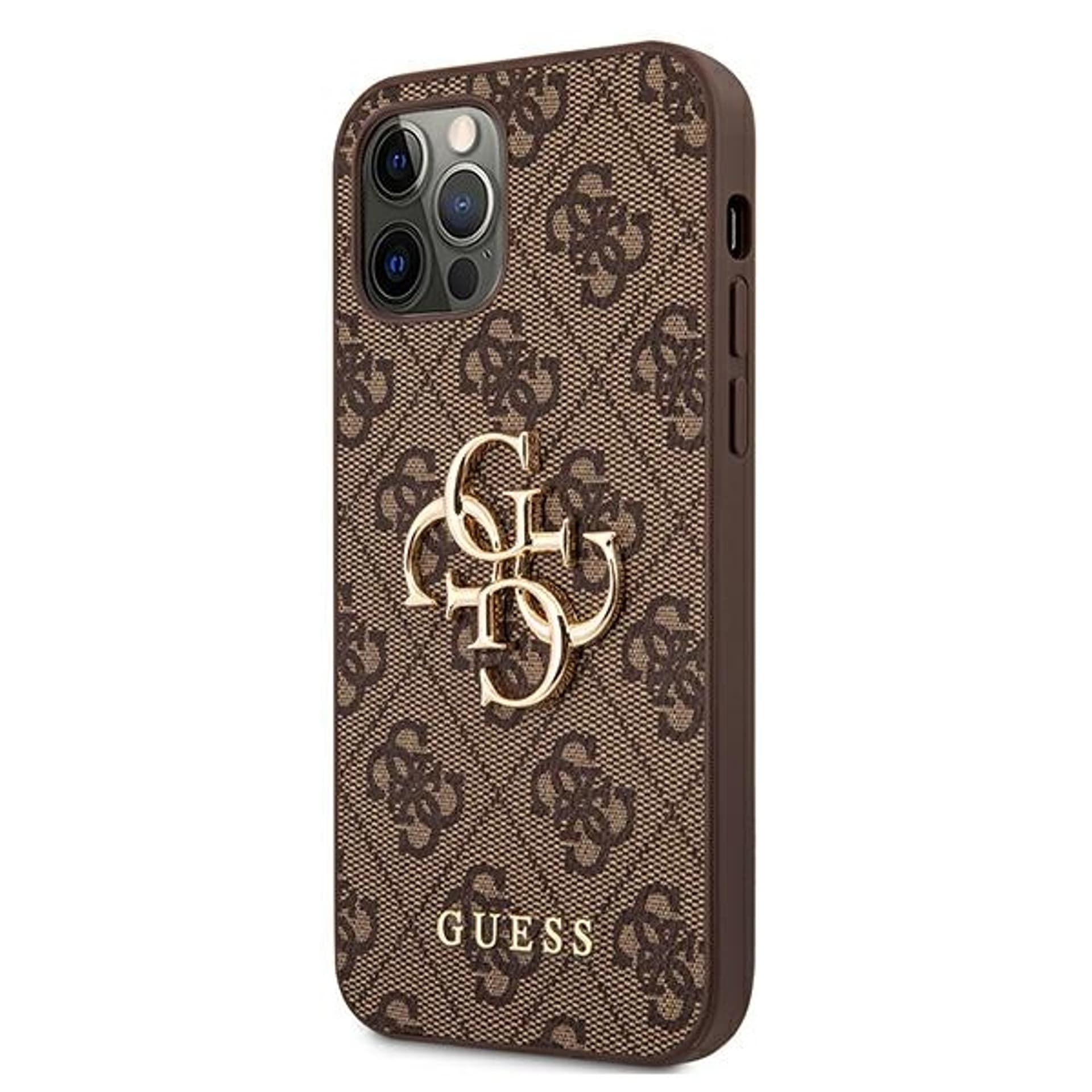 

Guess GUHCP12L4GMGBR iPhone 12 Pro Max 6,7" brązowy/brown hardcase 4G Big Metal Logo