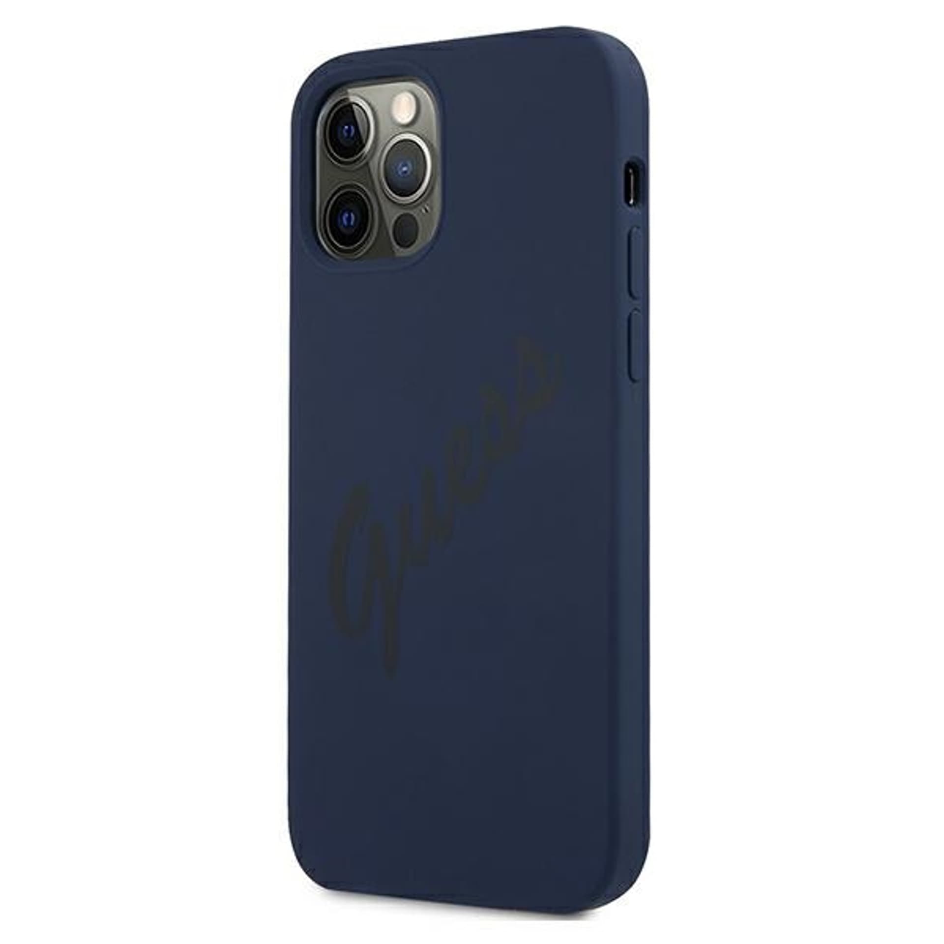 

Guess GUHCP12LLSVSBL iPhone 12 Pro Max 6,7" niebieski/blue hardcase Script Vintage