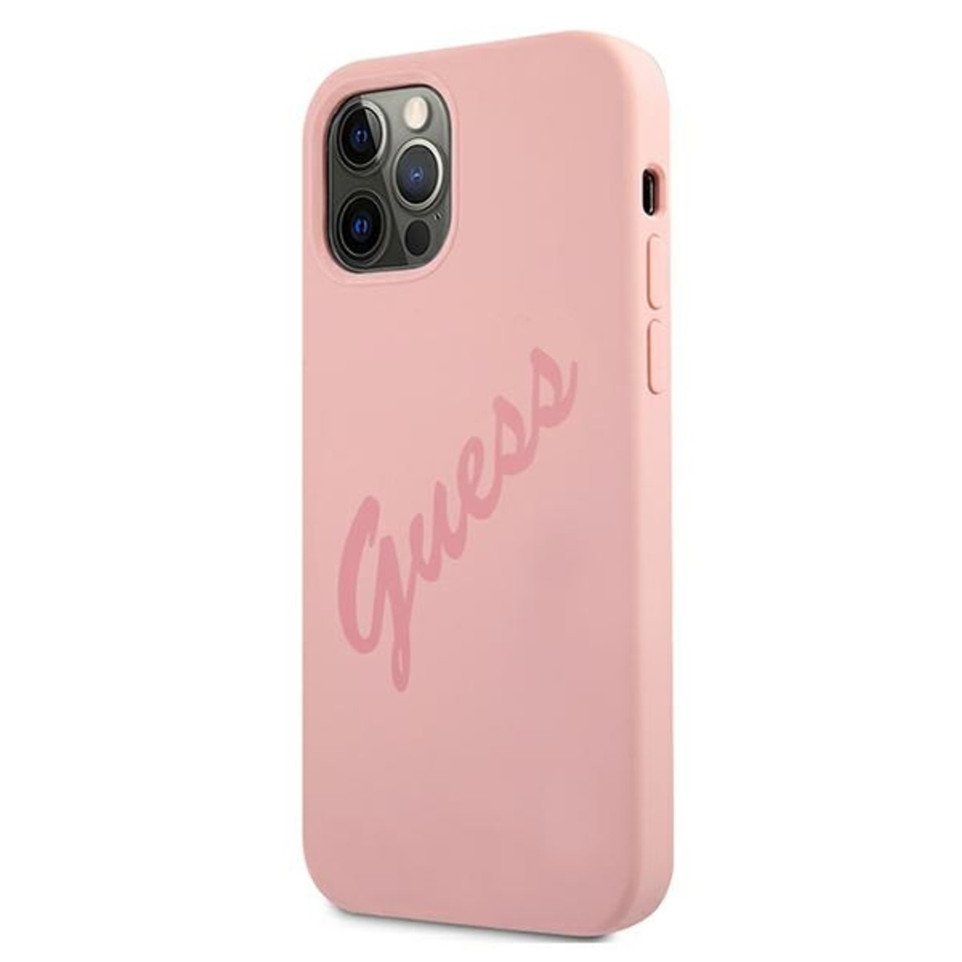 

Guess GUHCP12LLSVSPI iPhone 12 Pro Max 6,7" różowy/pink hardcase Script Vintage