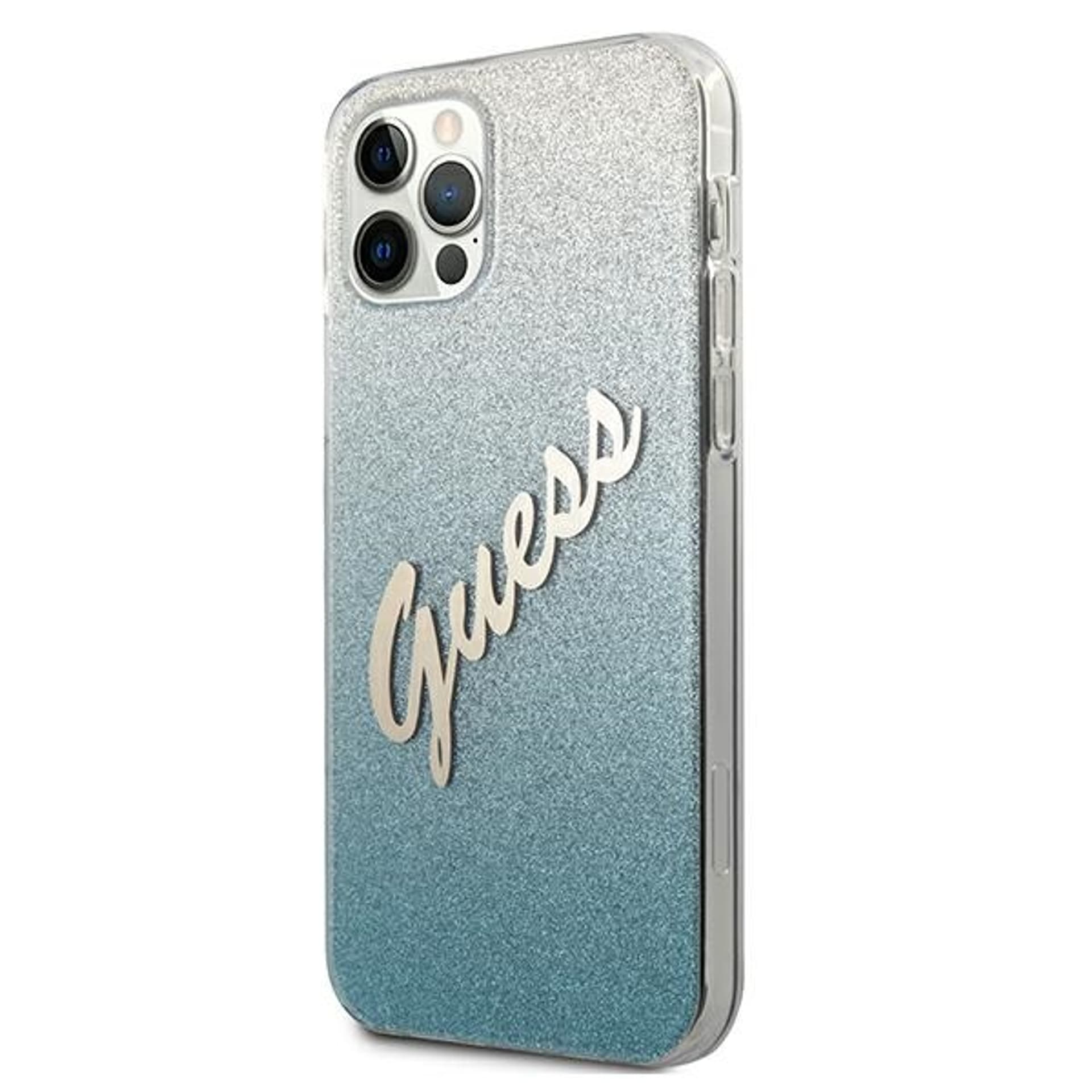 

Guess GUHCP12MPCUGLSBL iPhone 12/12 Pro 6,1" niebieski/blue hardcase Glitter Gradient Script