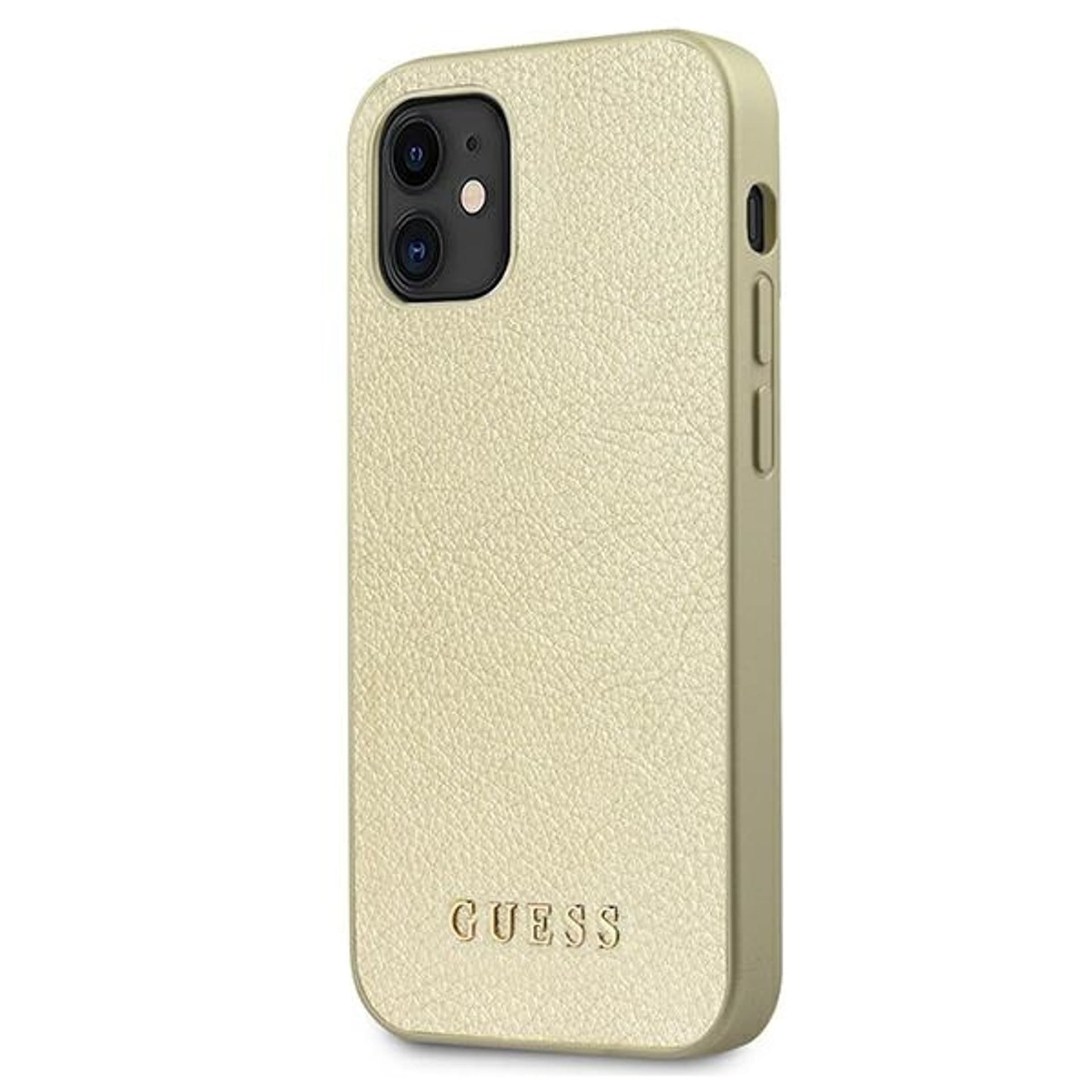 

Guess GUHCP12SIGLGO iPhone 12 mini 5,4" złoty/gold hardcase Iridescent