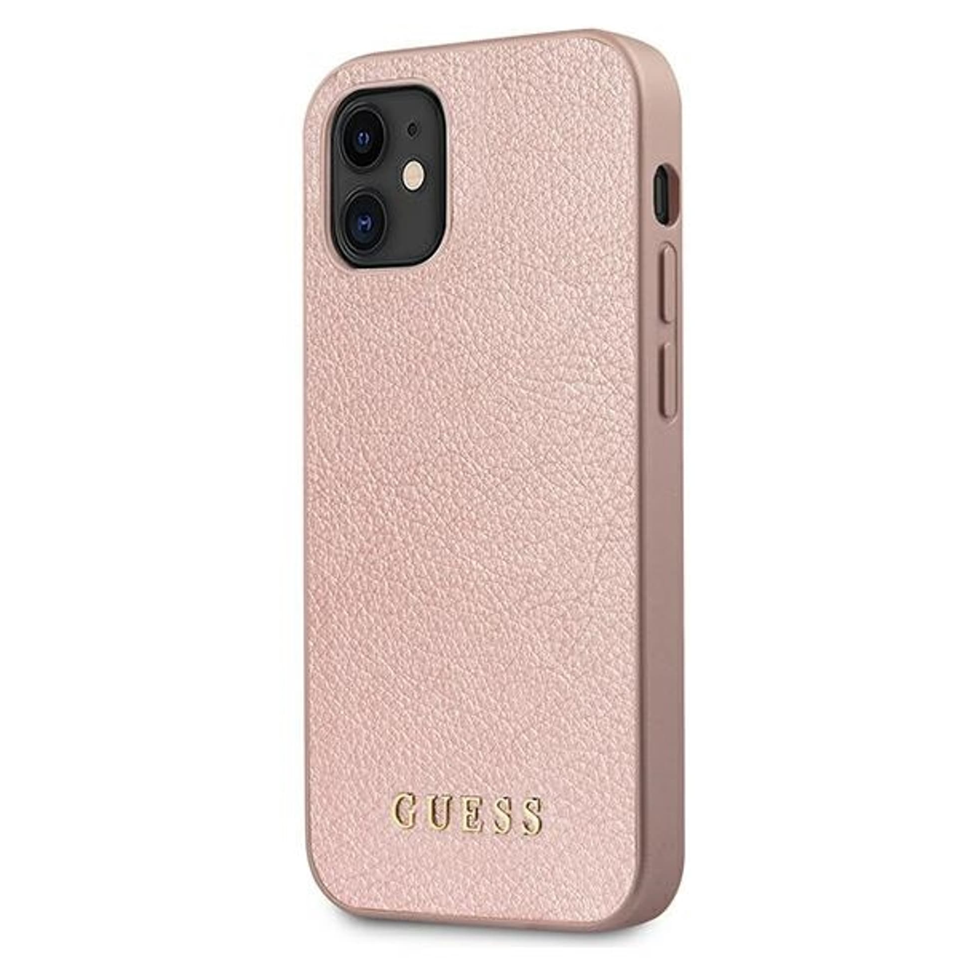 

Guess GUHCP12SIGLRG iPhone 12 mini 5,4" różowo-złoty/rose gold hardcase Iridescent