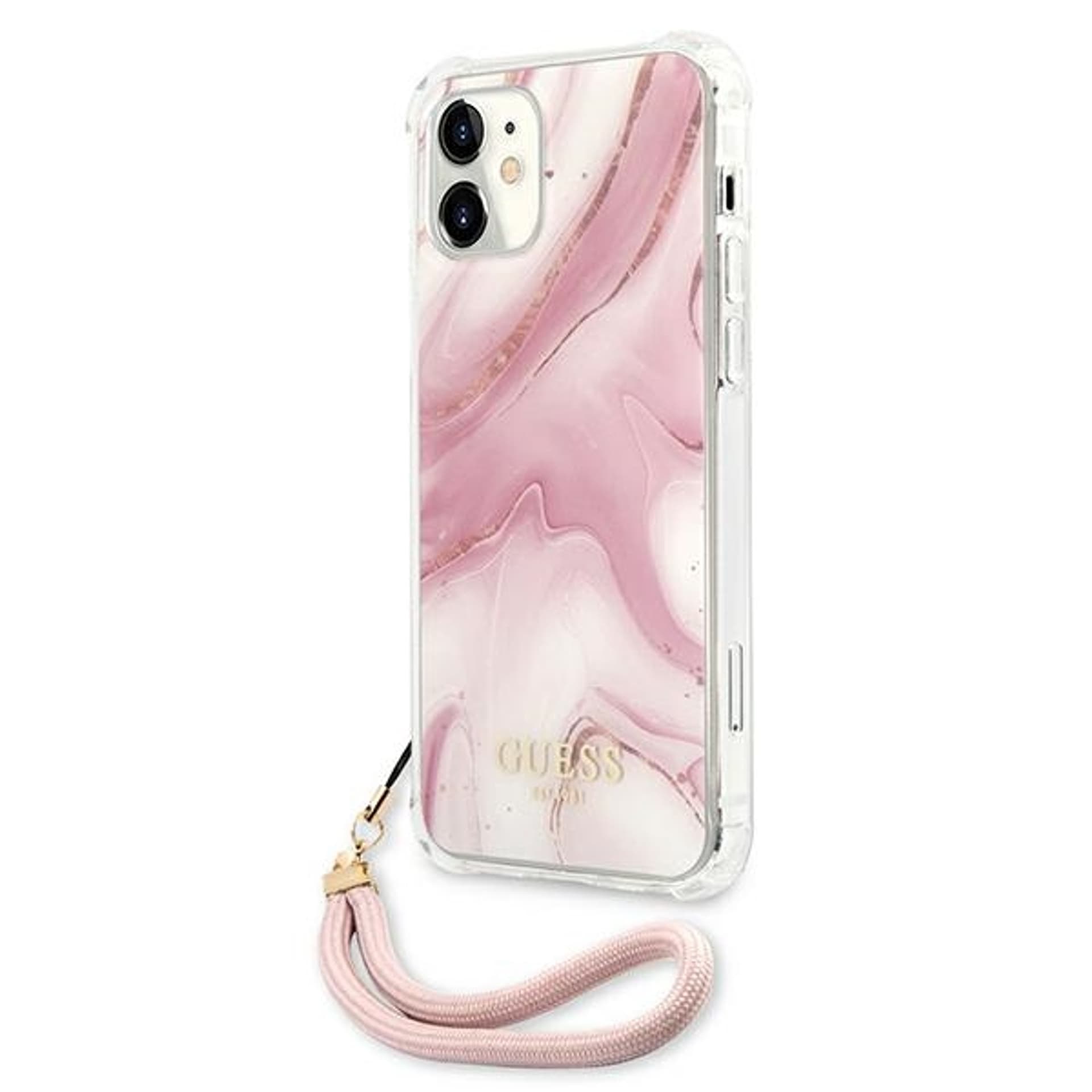 

Guess GUHCP12SKSMAPI iPhone 12 mini 5,4" różowy/pink hardcase Marble Collection