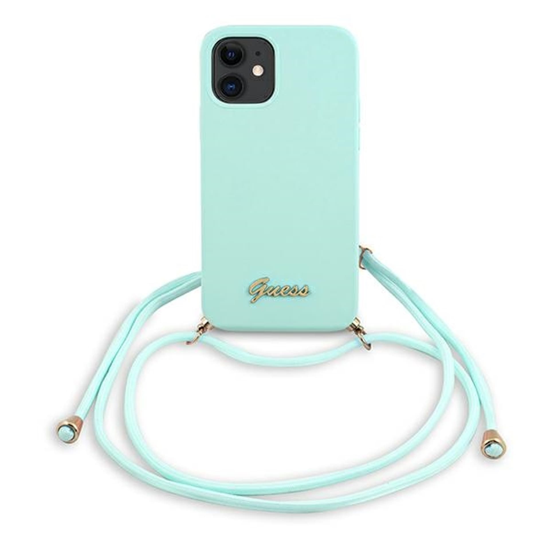 

Guess GUHCP12SLSCLMGLB iPhone 12 mini 5,4" jasno niebieski/light blue hardcase Metal Logo Cord