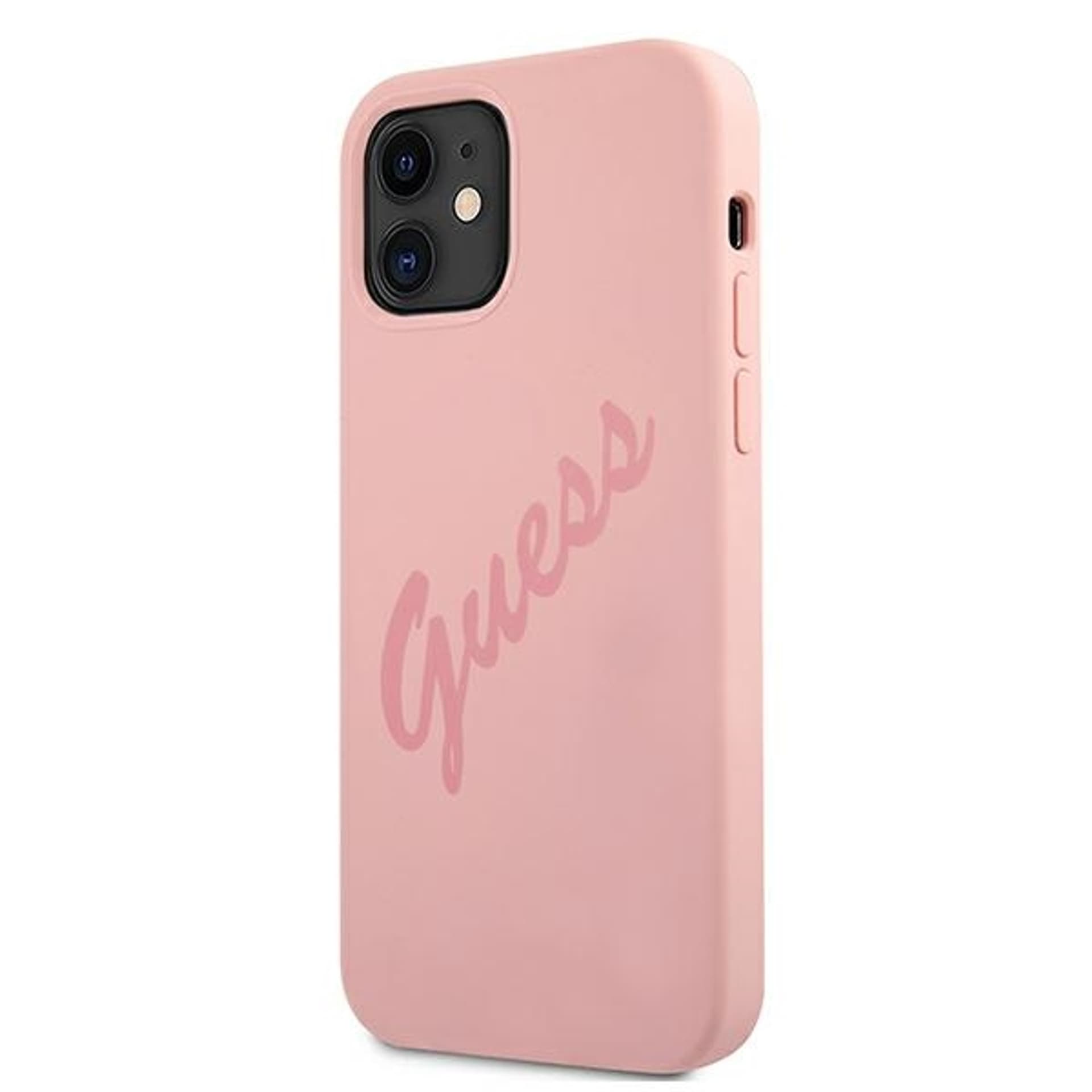 

Guess GUHCP12SLSVSPI iPhone 12 mini 5,4" różowy/pink hardcase Script Vintage