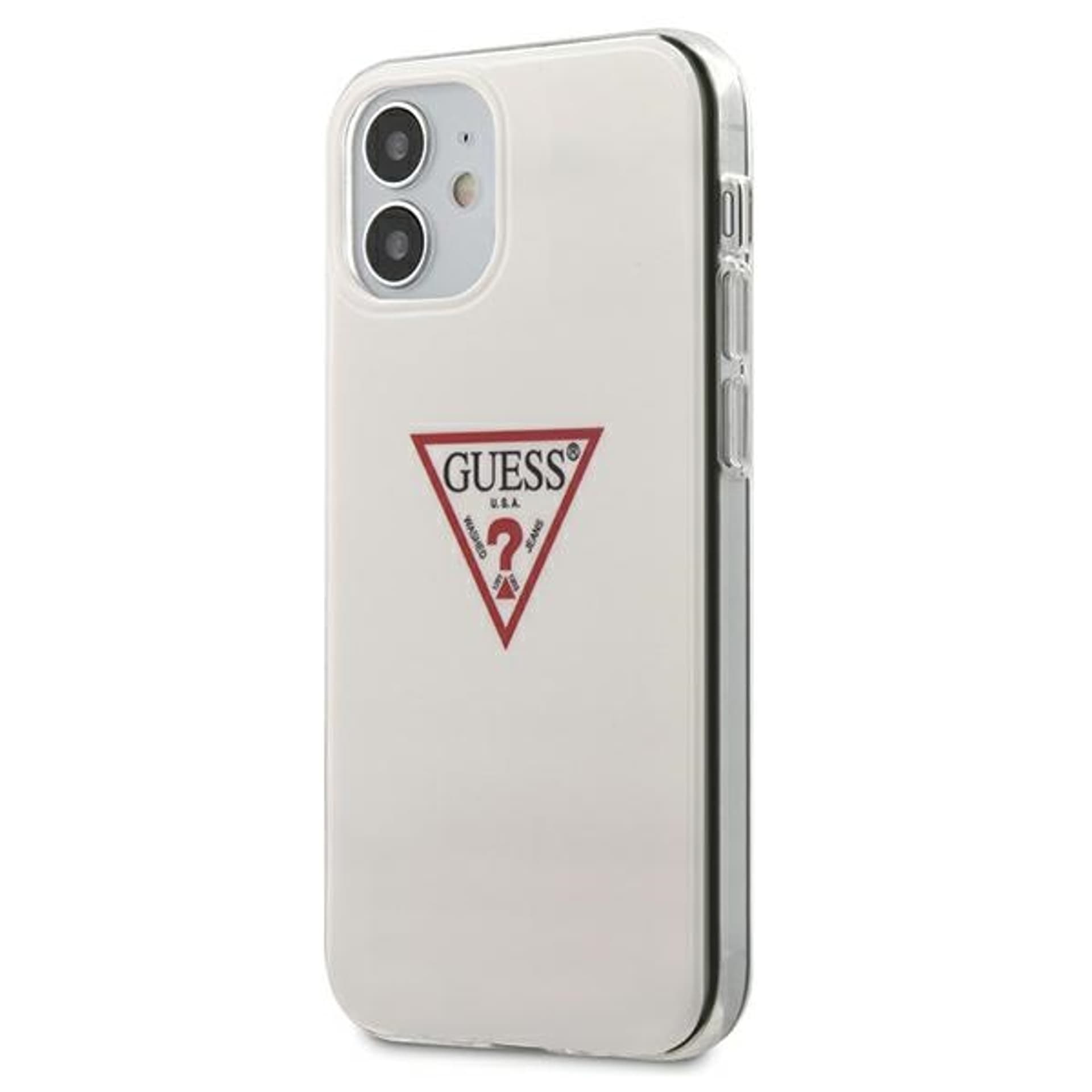 

Guess GUHCP12SPCUCTLWH iPhone 12 mini 5,4" biały/white hardcase Triangle Collection