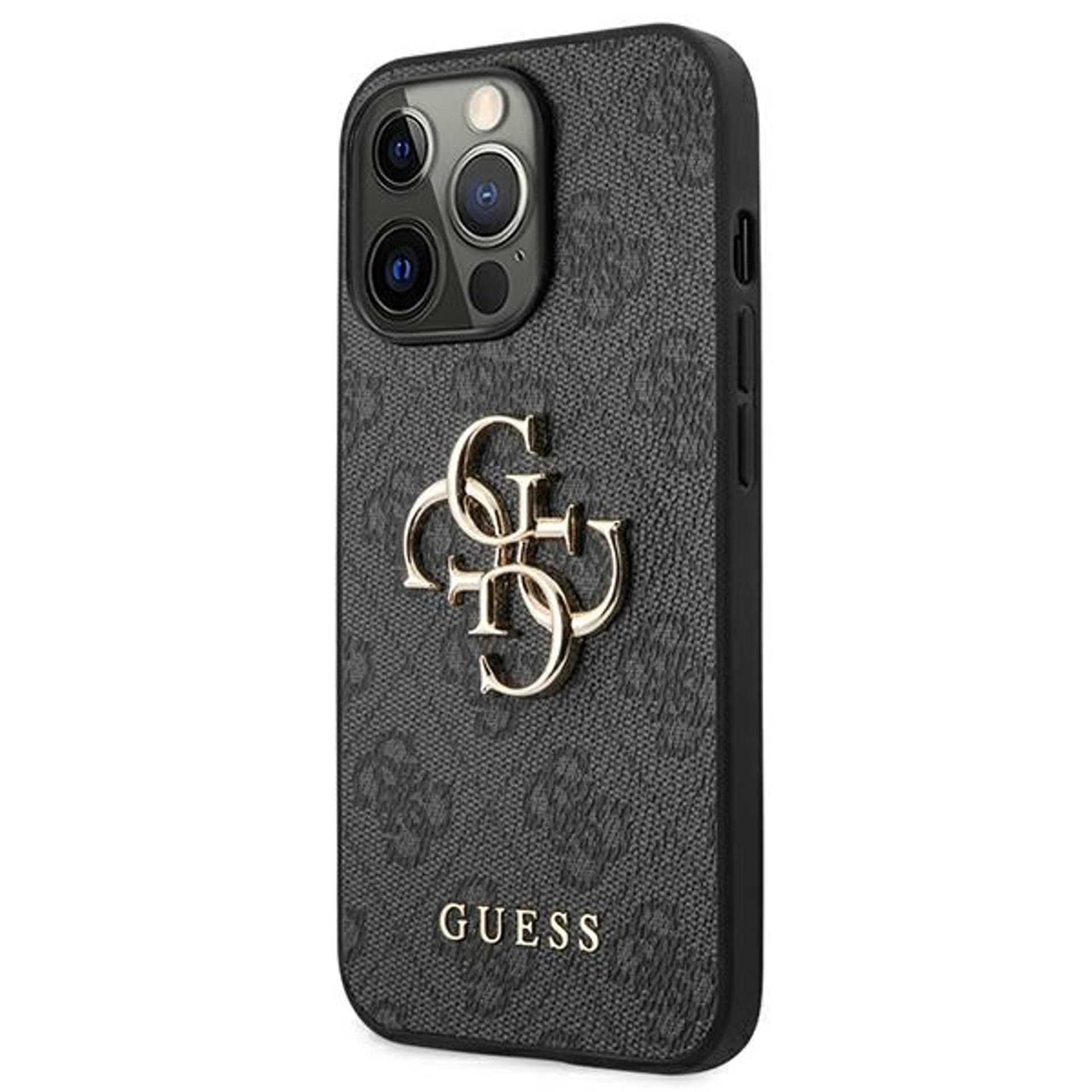 

Guess GUHCP13X4GMGGR iPhone 13 Pro Max 6,7" szary/grey hardcase 4G Big Metal Logo