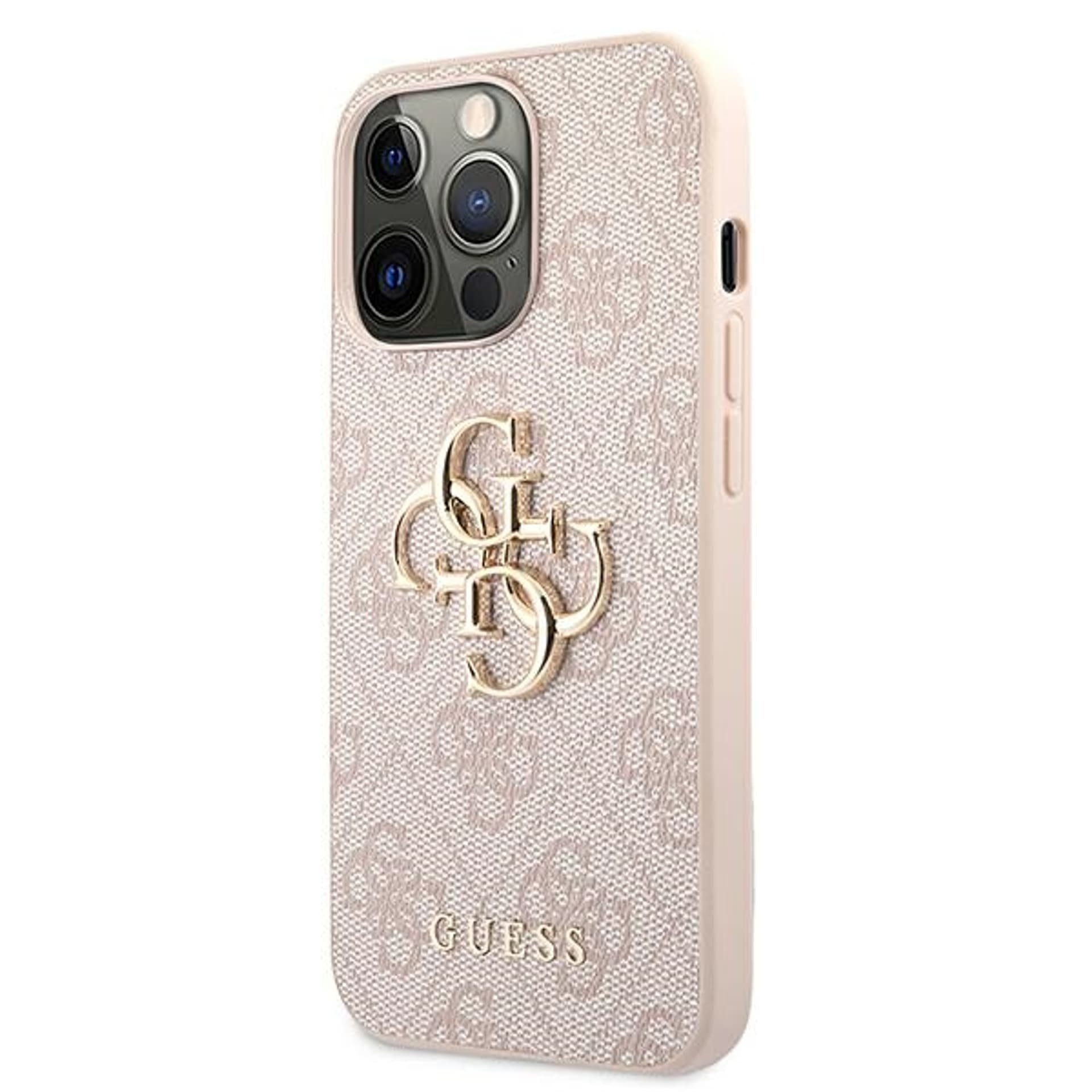

Guess GUHCP13X4GMGPI iPhone 13 Pro Max 6,7" różowy/pink hardcase 4G Big Metal Logo