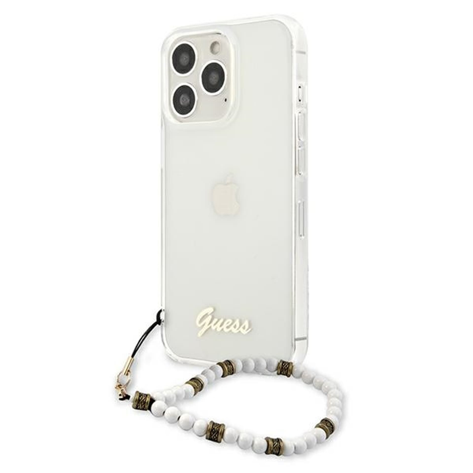 

Guess GUHCP13LKPSWH iPhone 13 Pro / 13 6,1" Transparent hardcase White Pearl